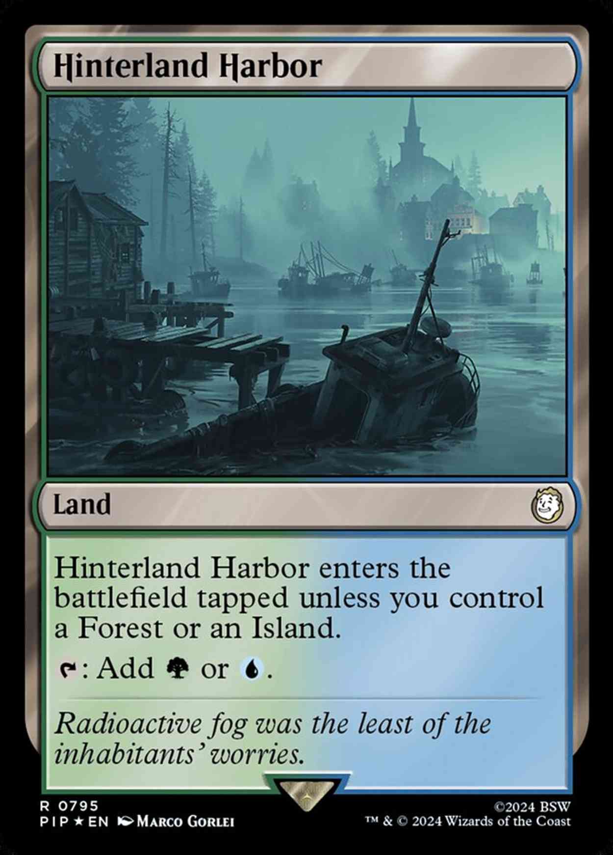 Hinterland Harbor (Surge Foil) magic card front