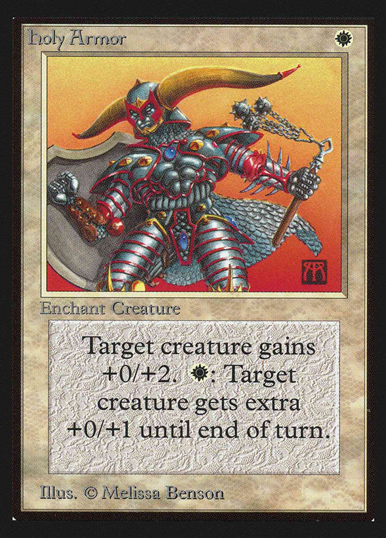 Holy Armor (CE) magic card front