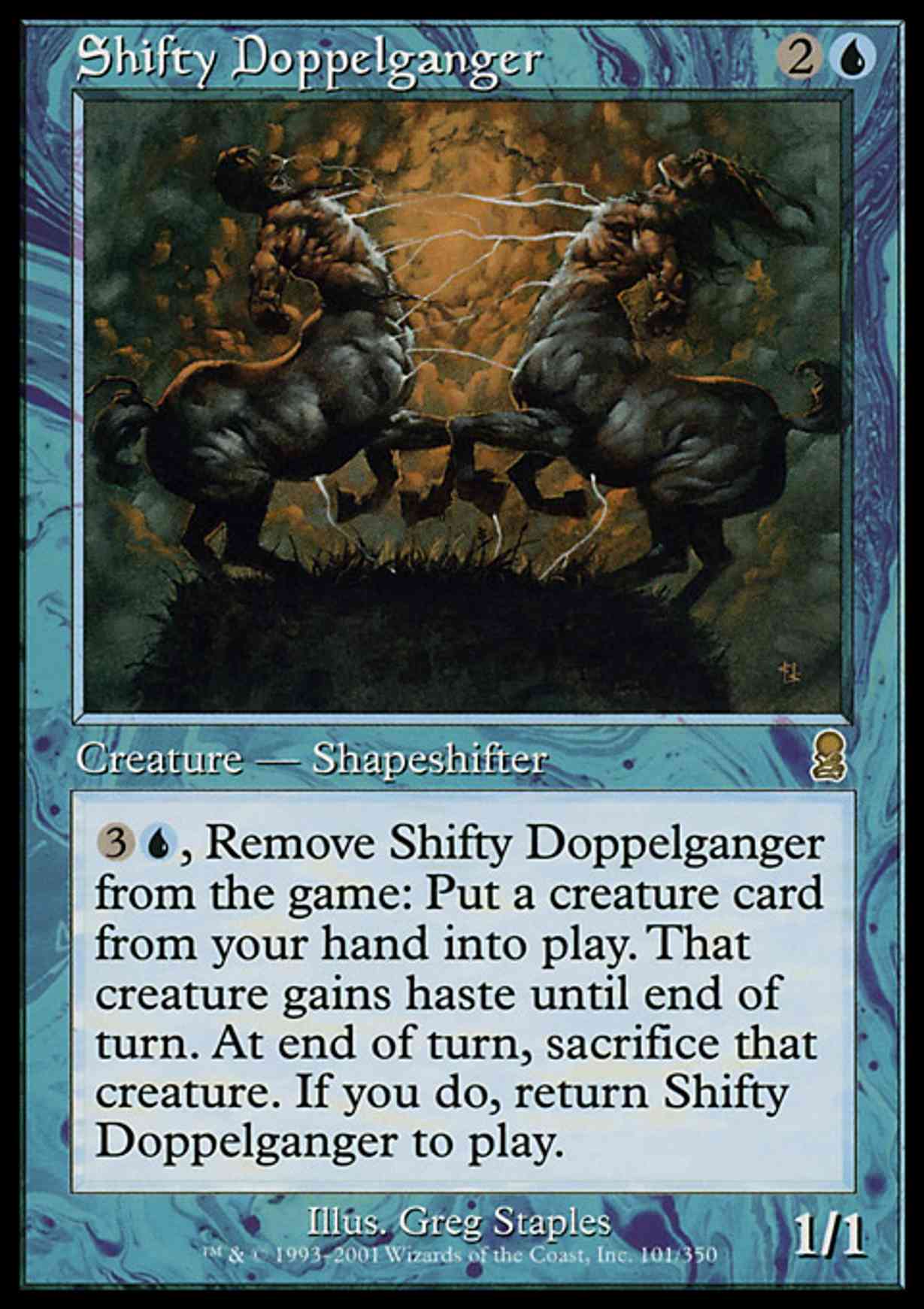 Shifty Doppelganger magic card front