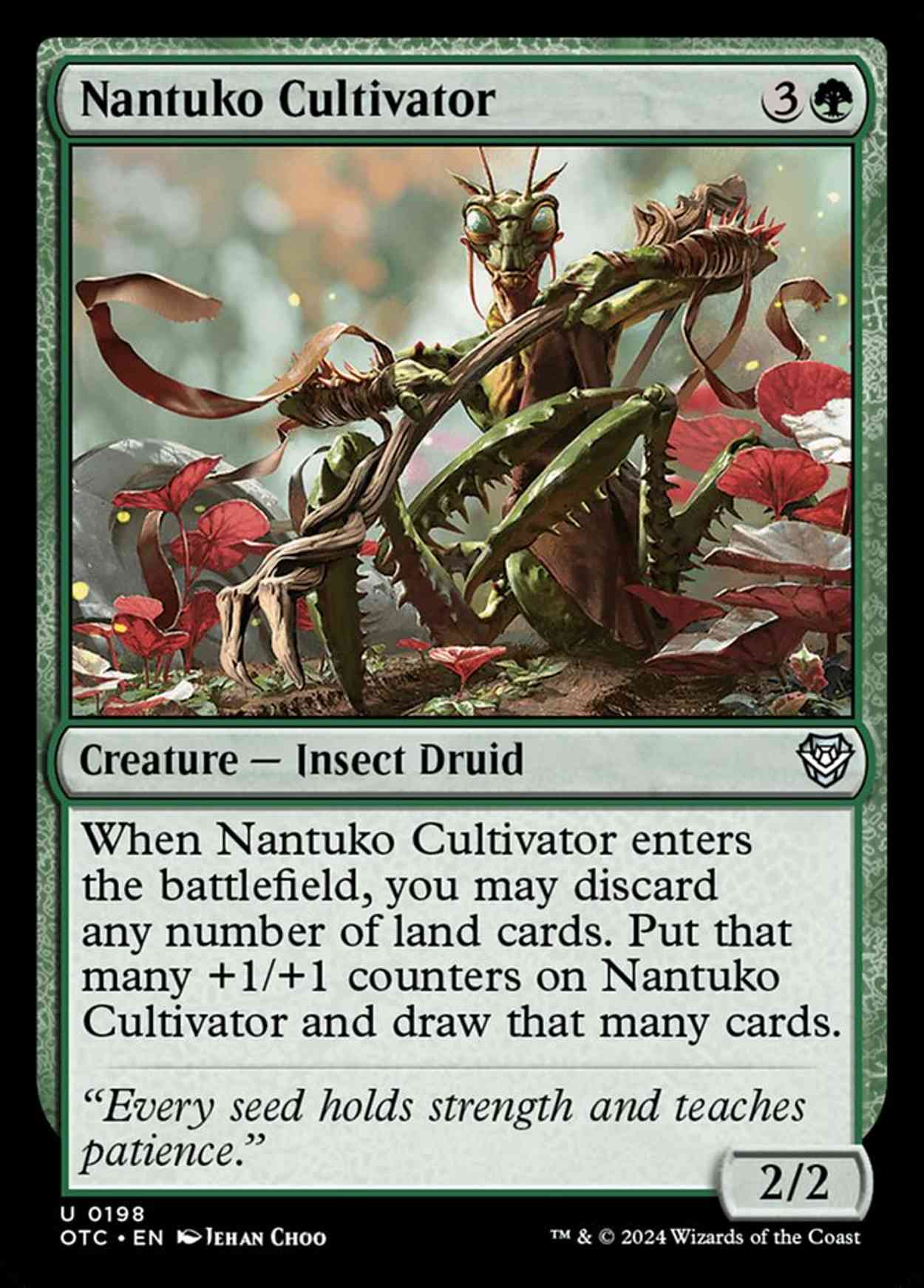 Nantuko Cultivator magic card front