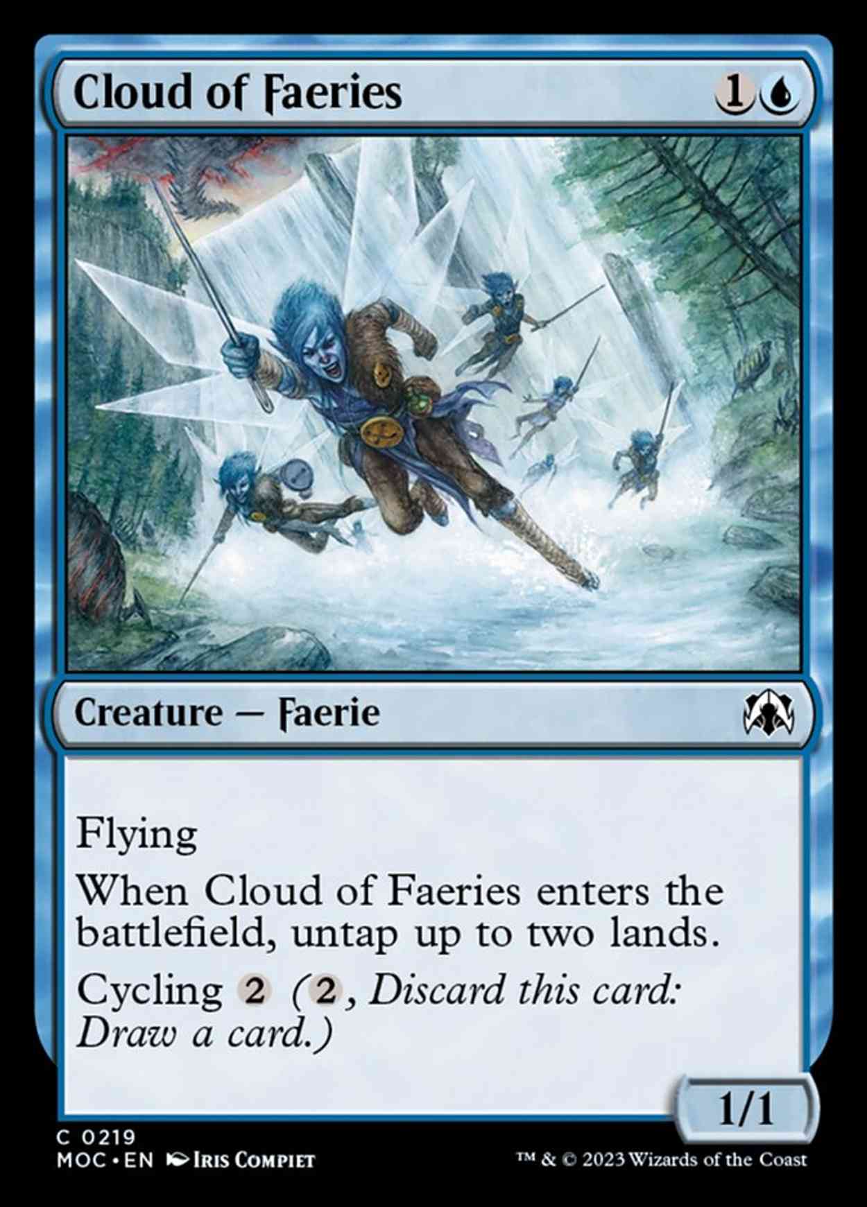 Cloud of Faeries magic card front