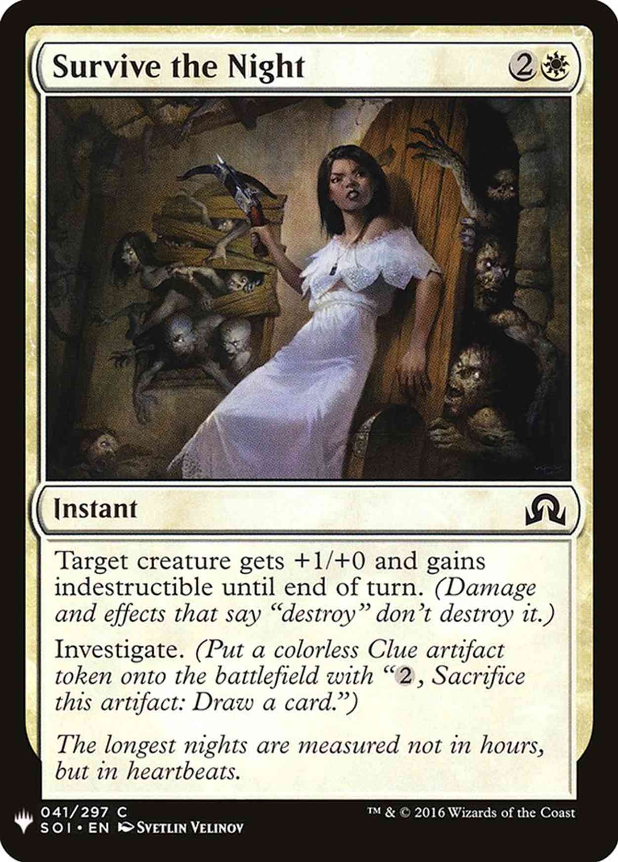 Survive the Night magic card front