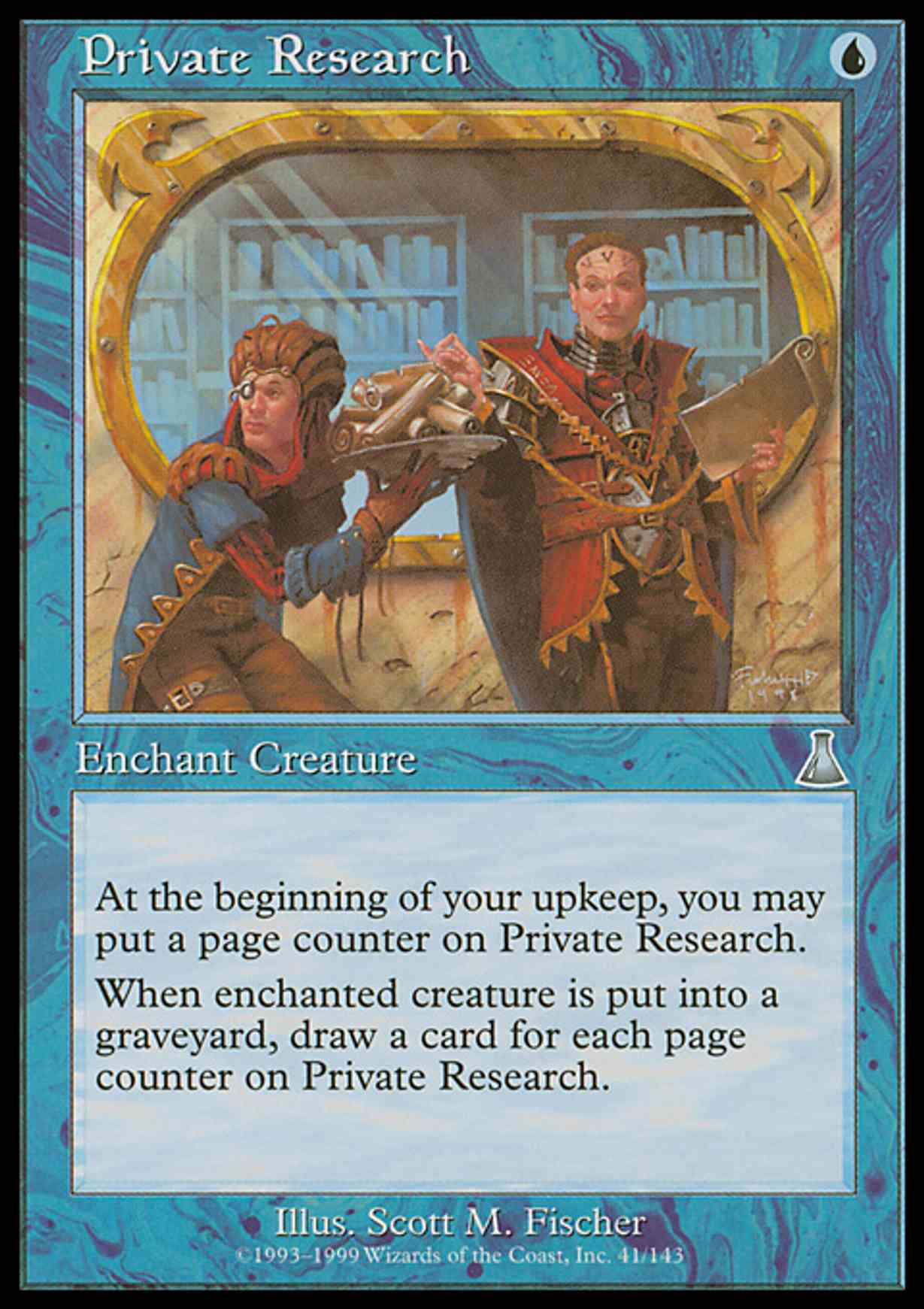 Private Research magic card front
