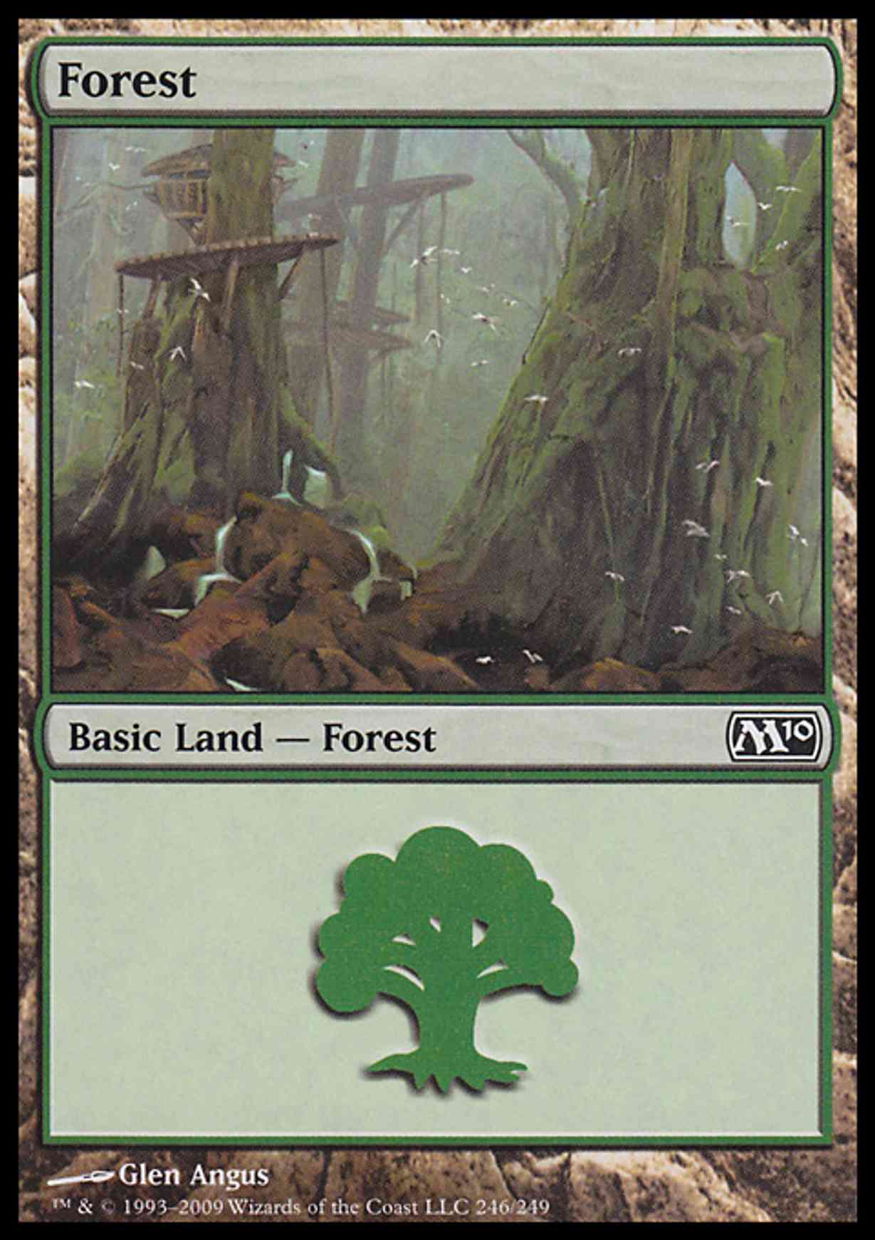 Forest (246) magic card front