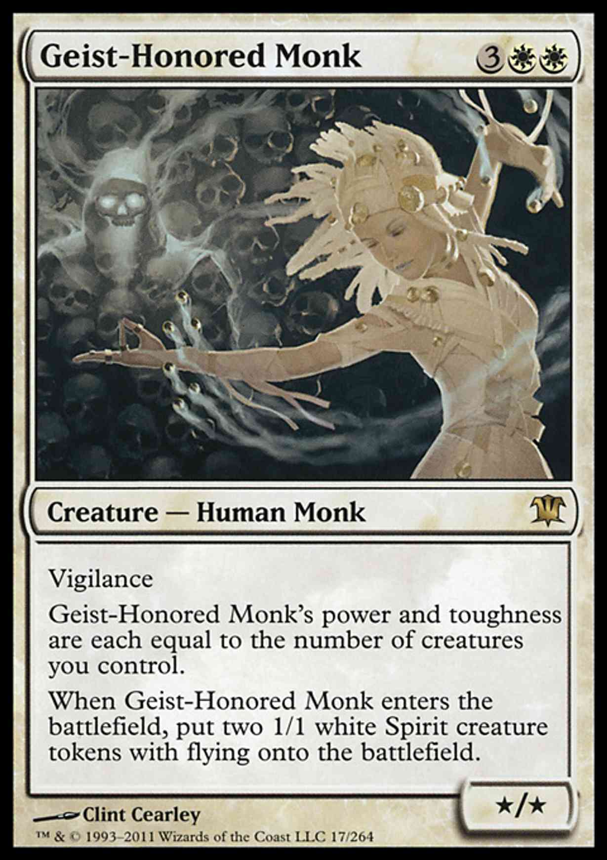 Geist-Honored Monk magic card front