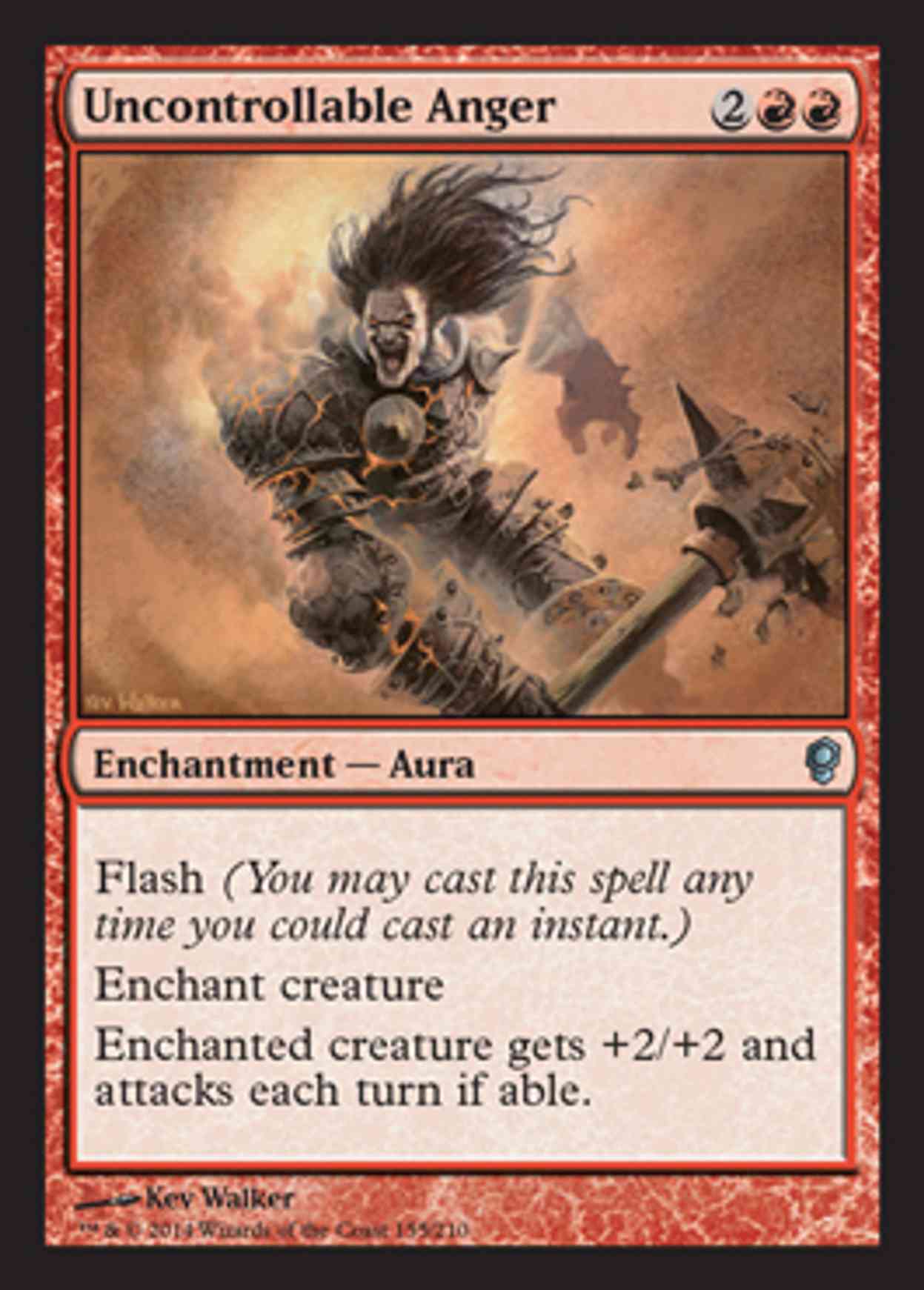 Uncontrollable Anger magic card front