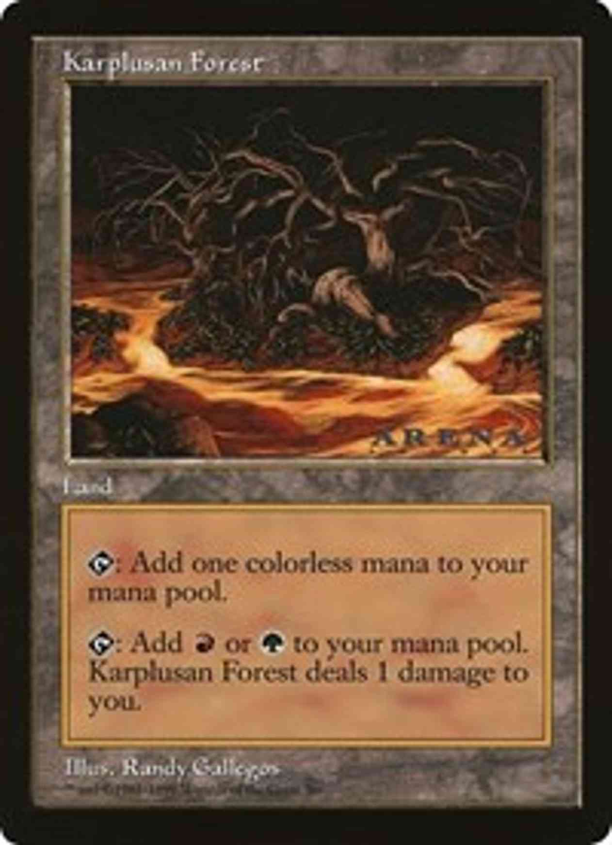 Karplusan Forest (Oversized) magic card front