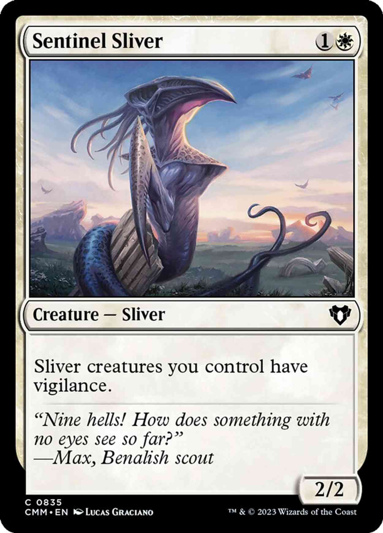 Sentinel Sliver magic card front