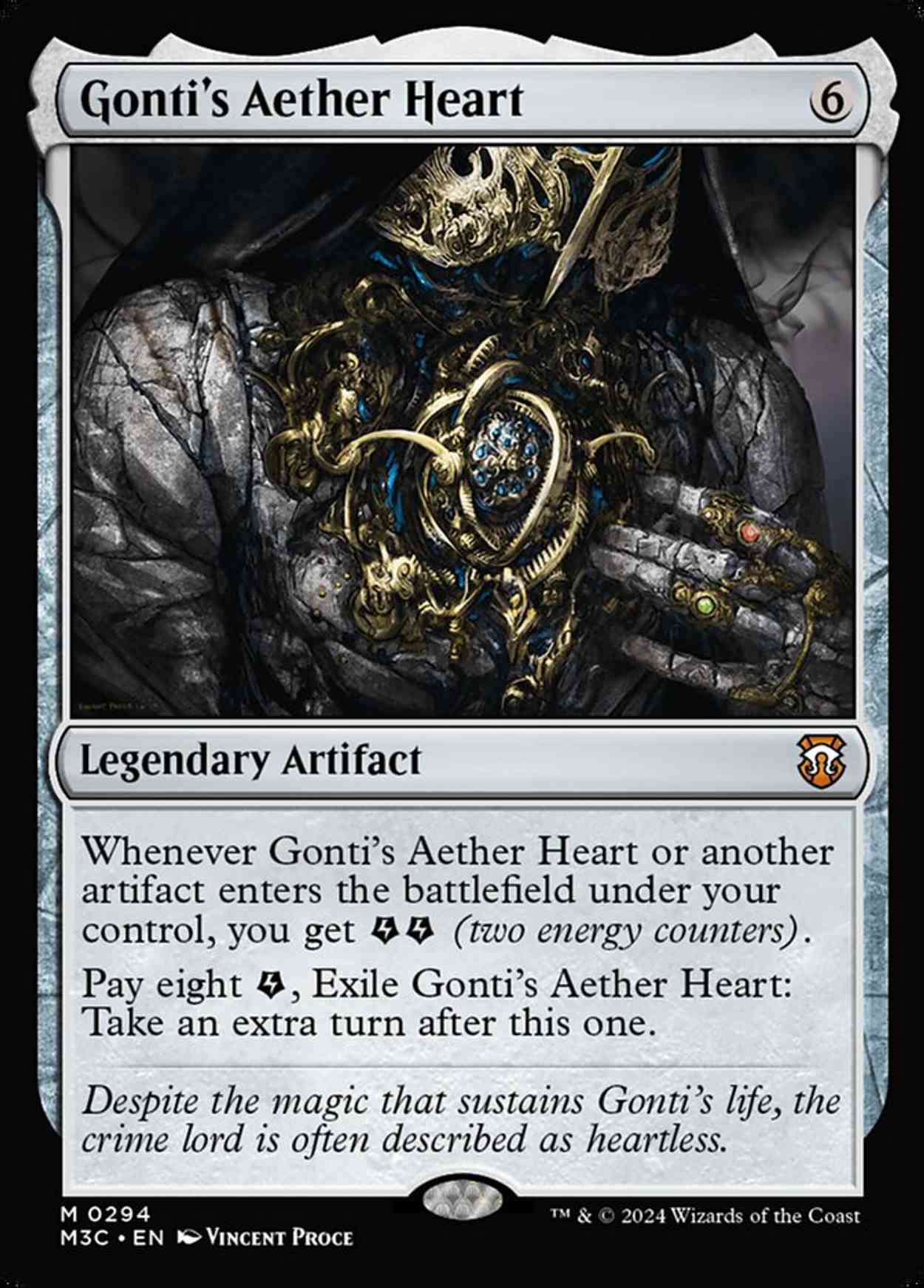 Gonti's Aether Heart magic card front