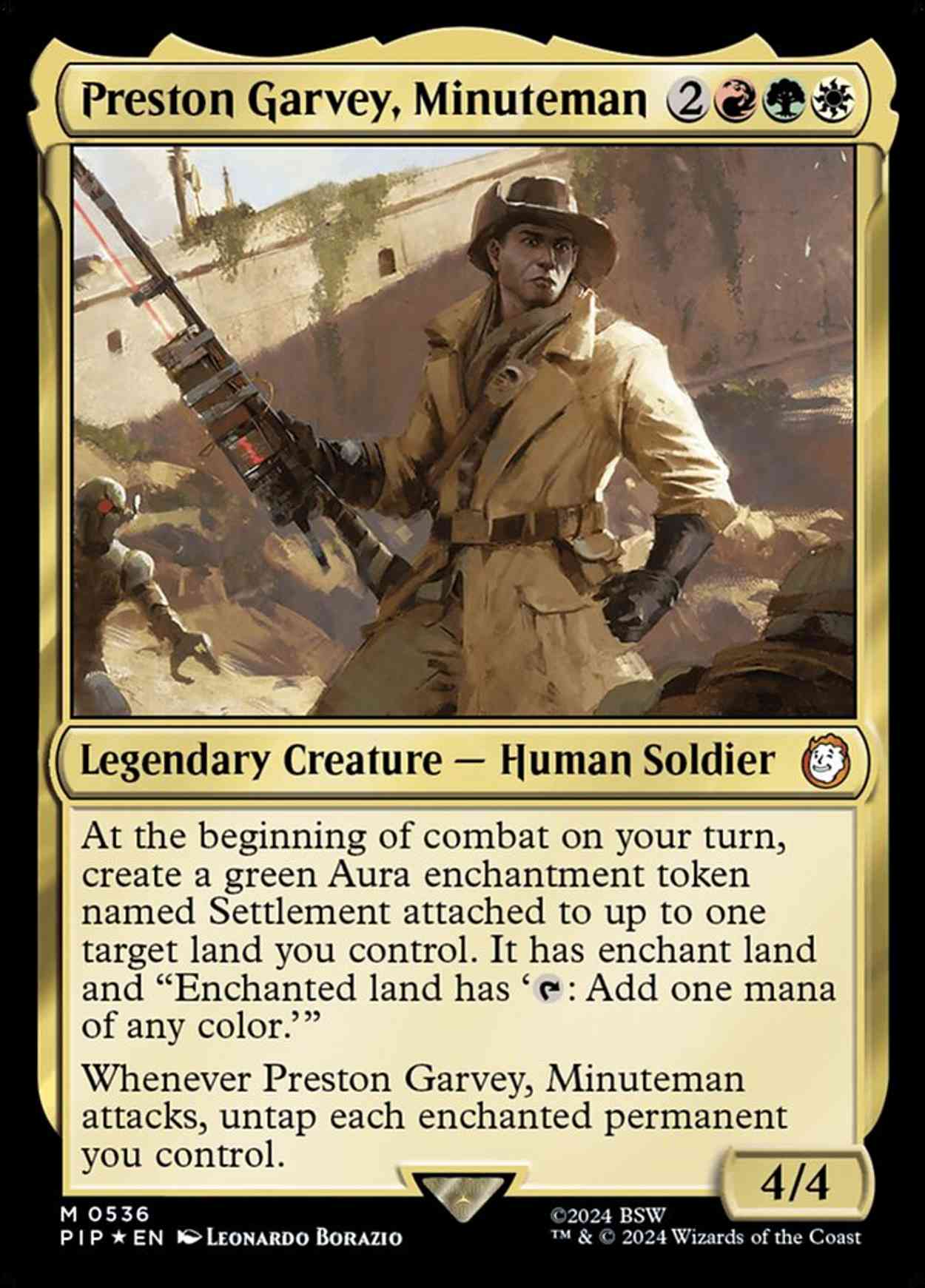 Preston Garvey, Minuteman (Surge Foil) magic card front