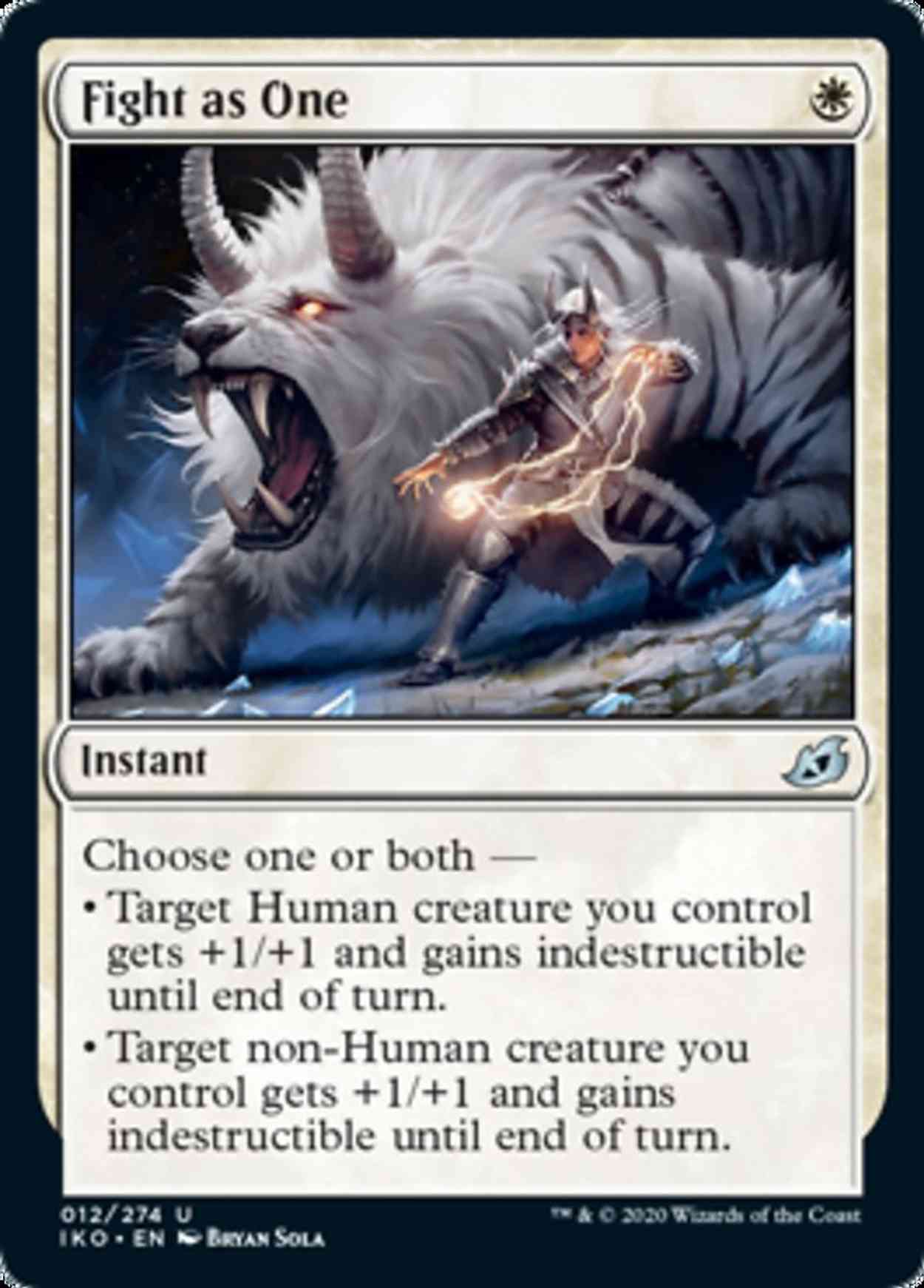 Fight as One magic card front