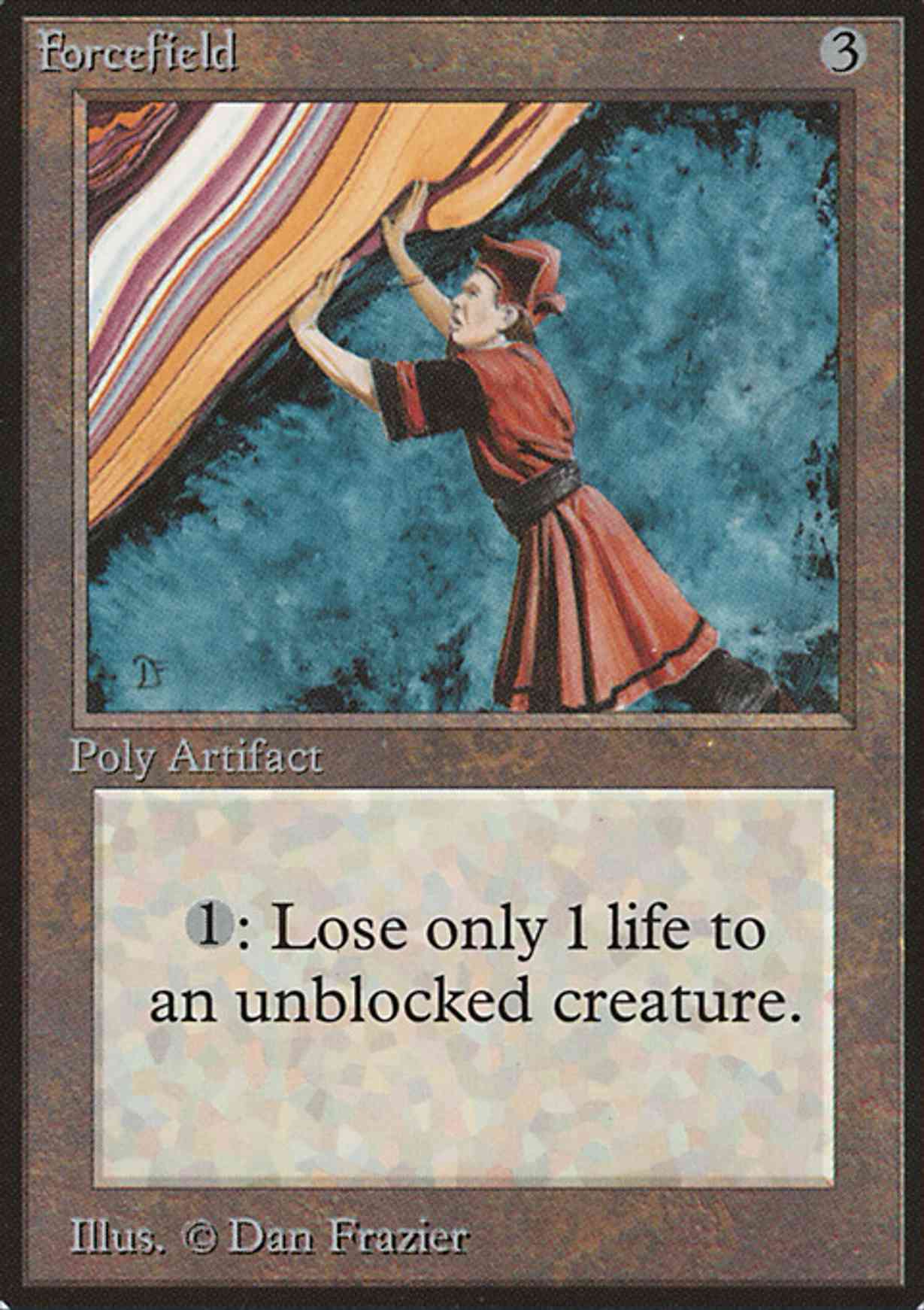 Forcefield magic card front