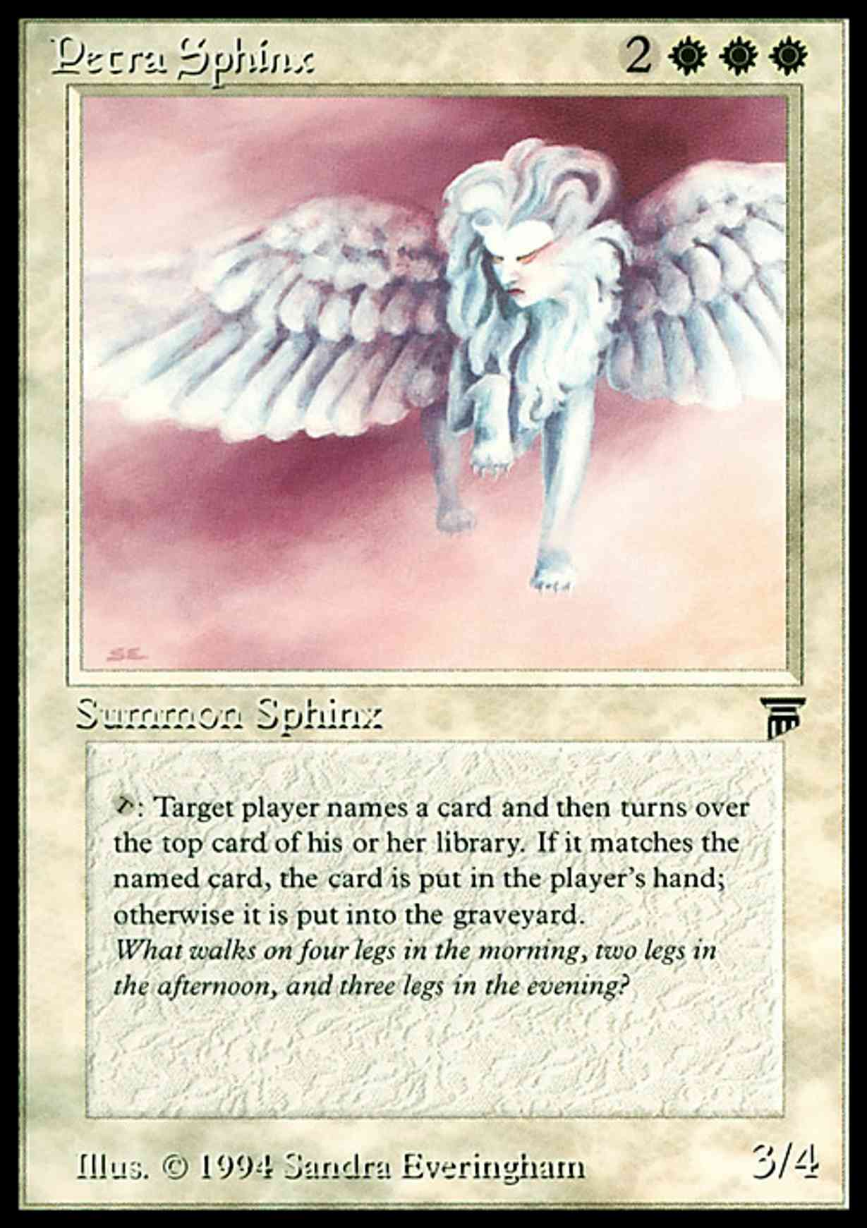 Petra Sphinx magic card front