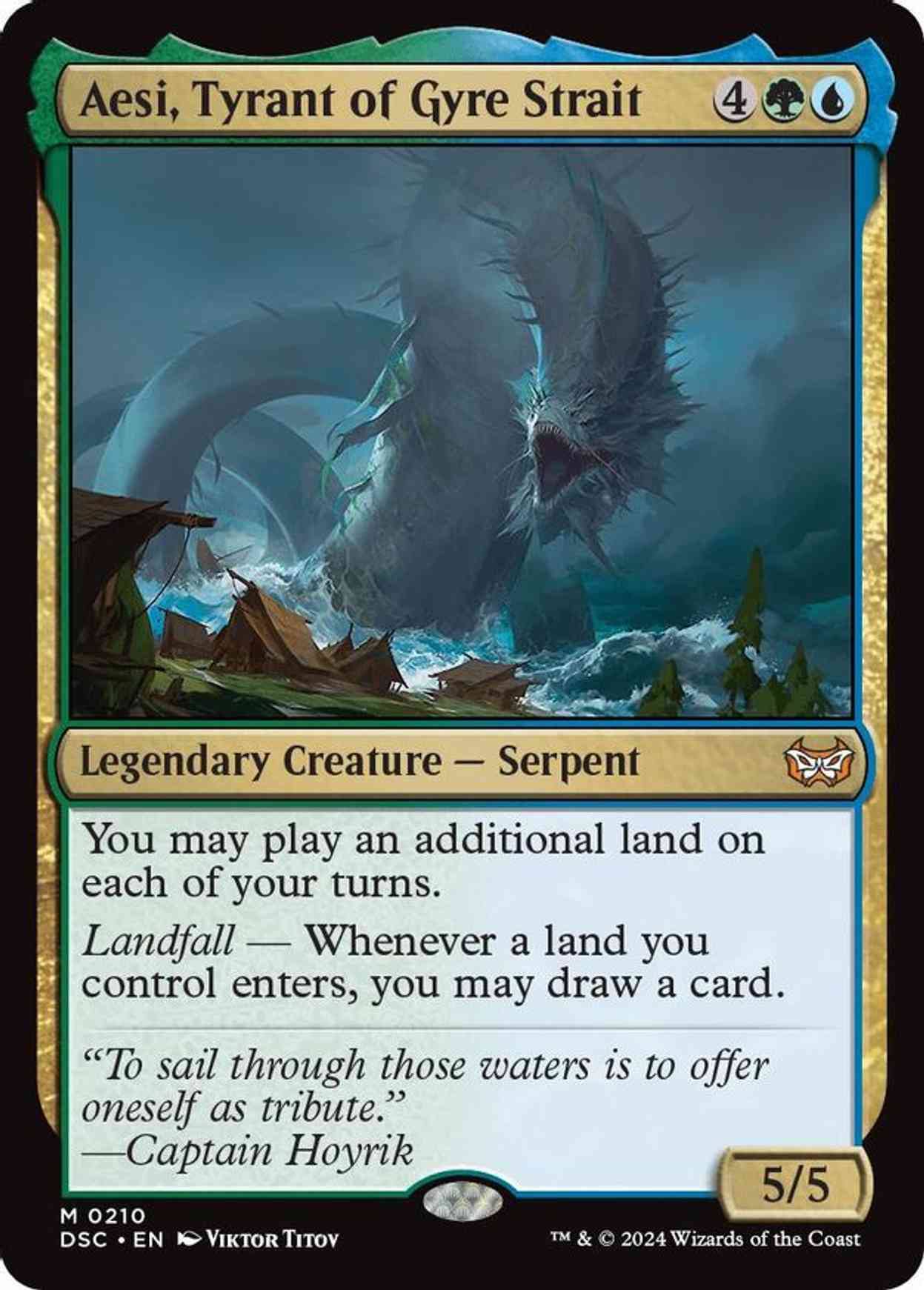 Aesi, Tyrant of Gyre Strait magic card front