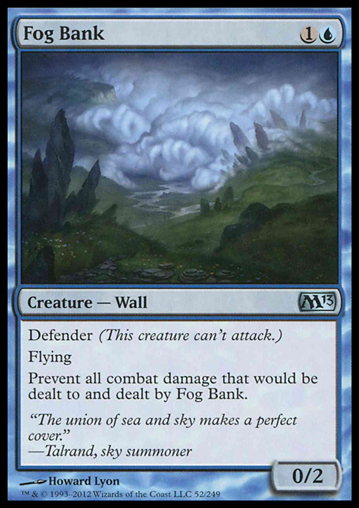 Fog Bank magic card front
