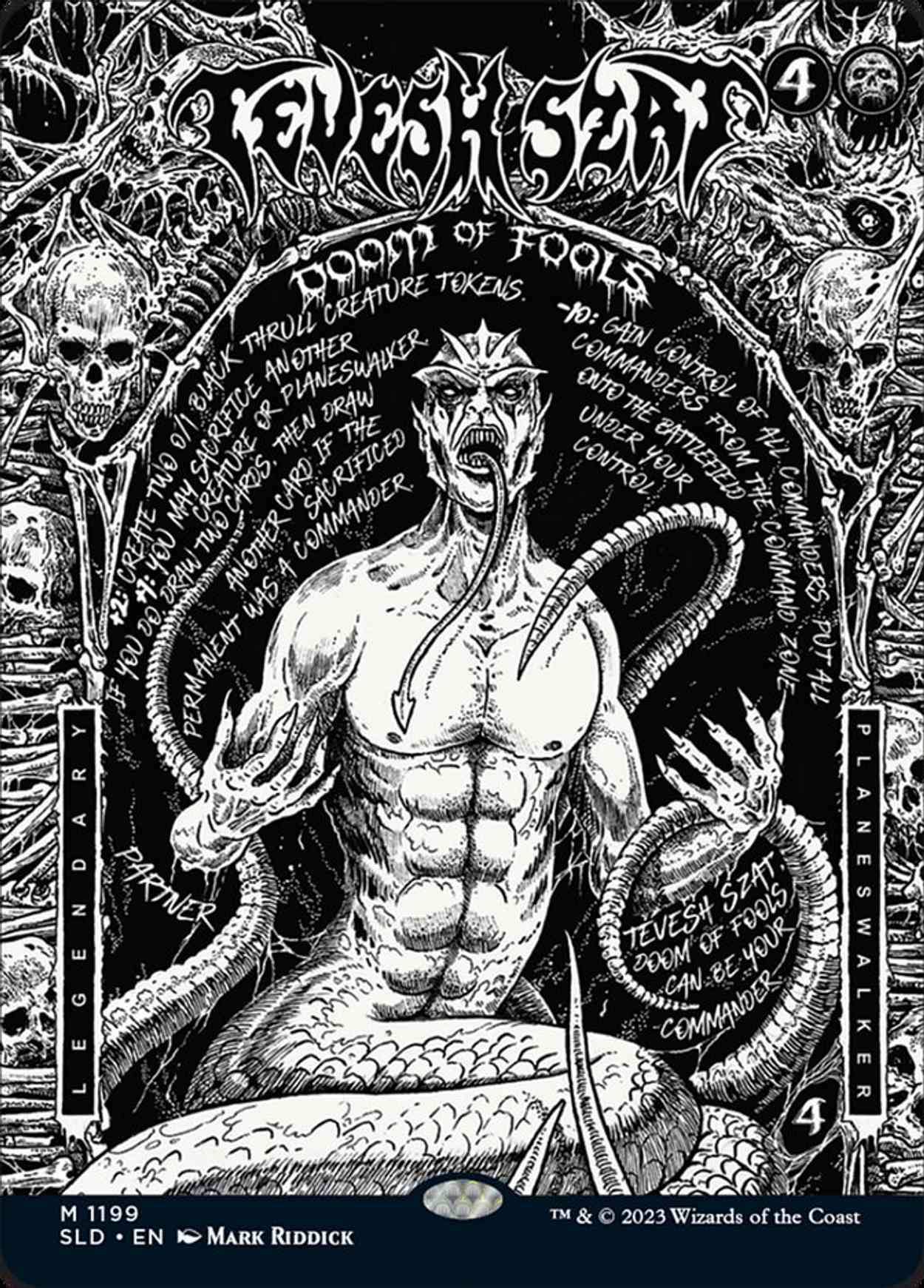 Tevesh Szat, Doom of Fools magic card front