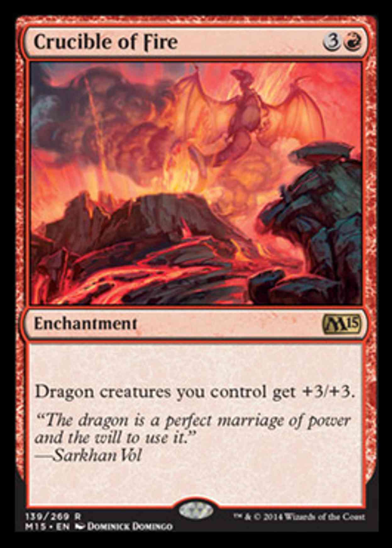 Crucible of Fire magic card front