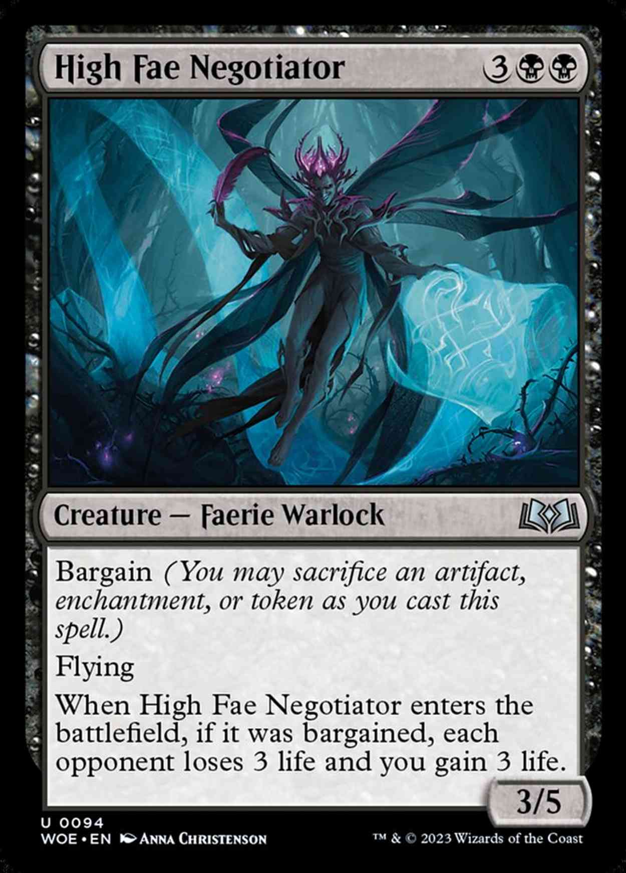 High Fae Negotiator magic card front