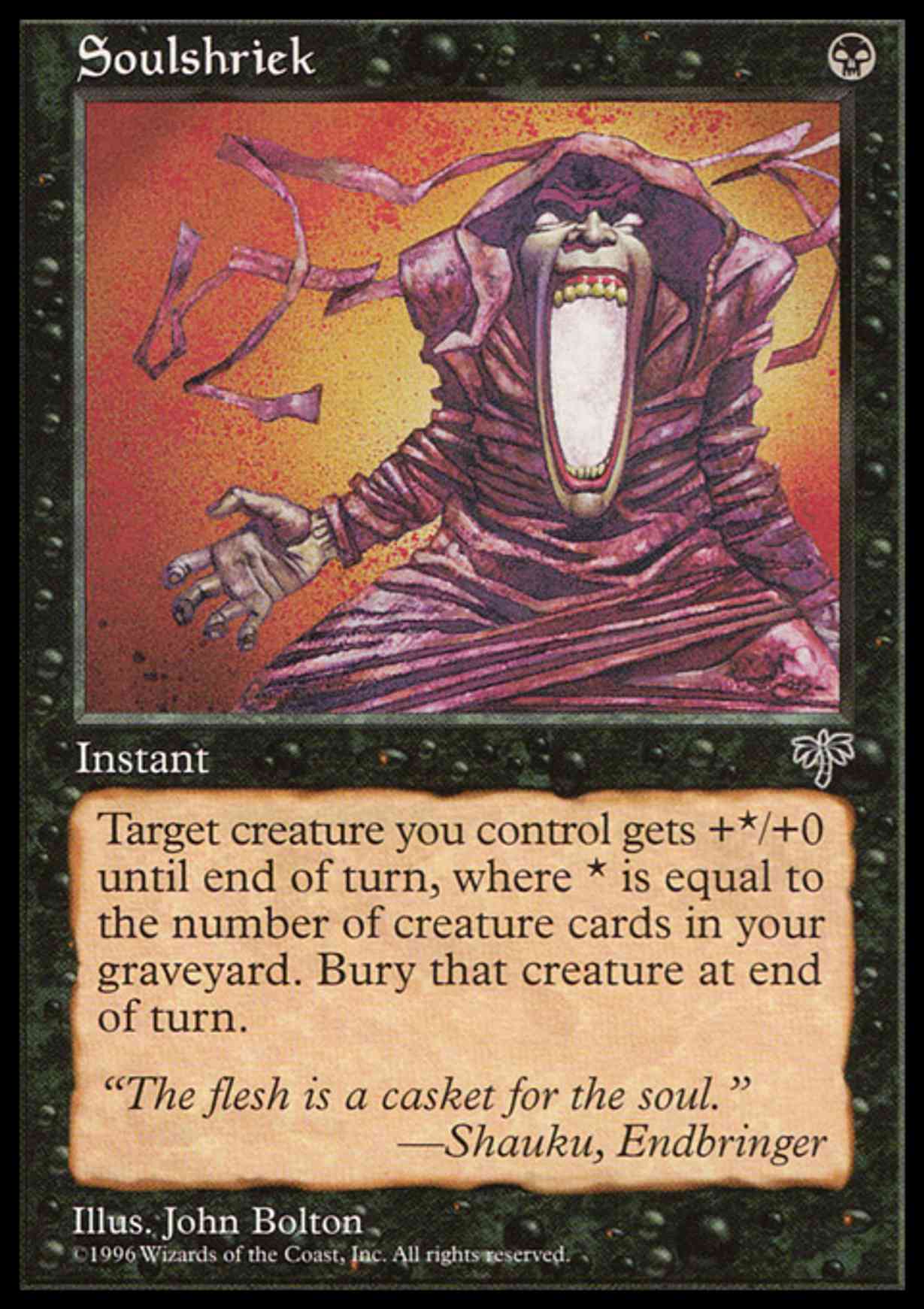 Soulshriek magic card front