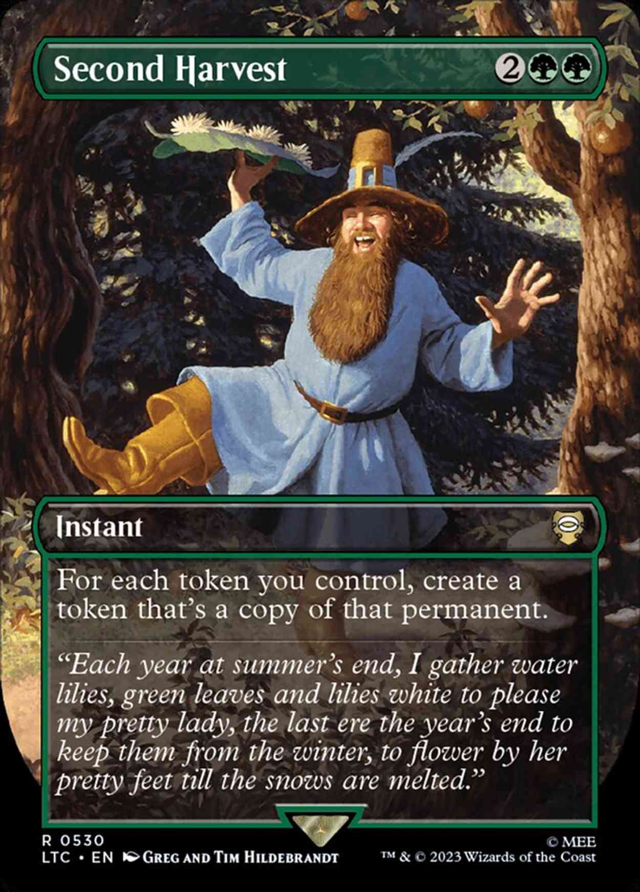 Second Harvest (Borderless) magic card front