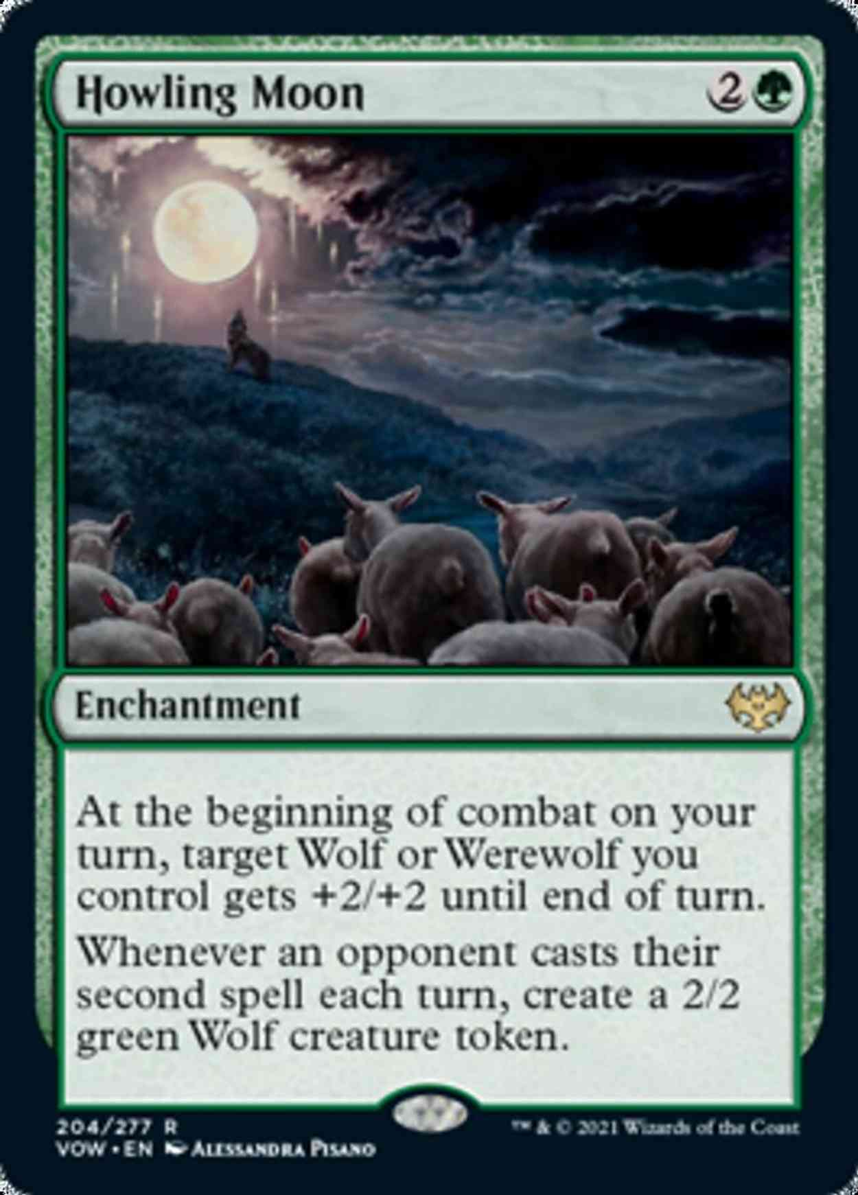 Howling Moon magic card front