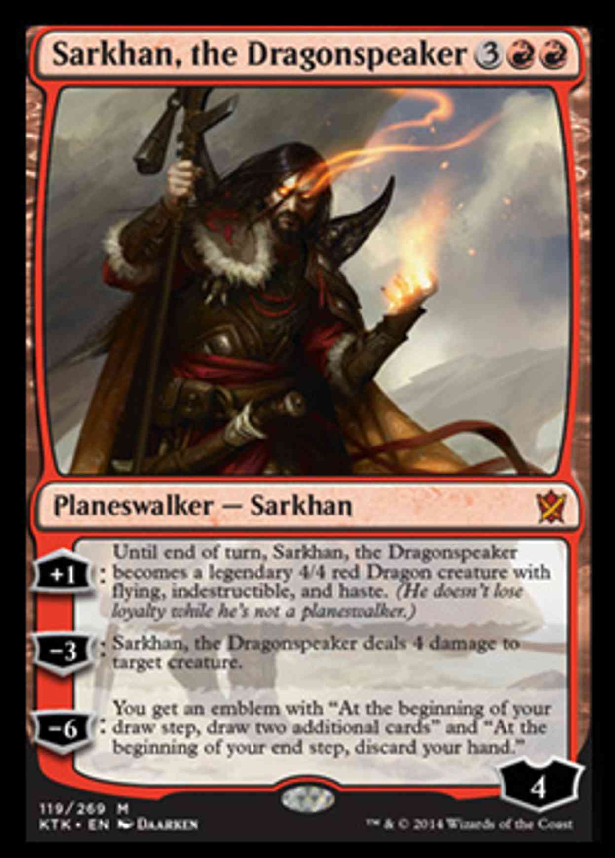 Sarkhan, the Dragonspeaker magic card front
