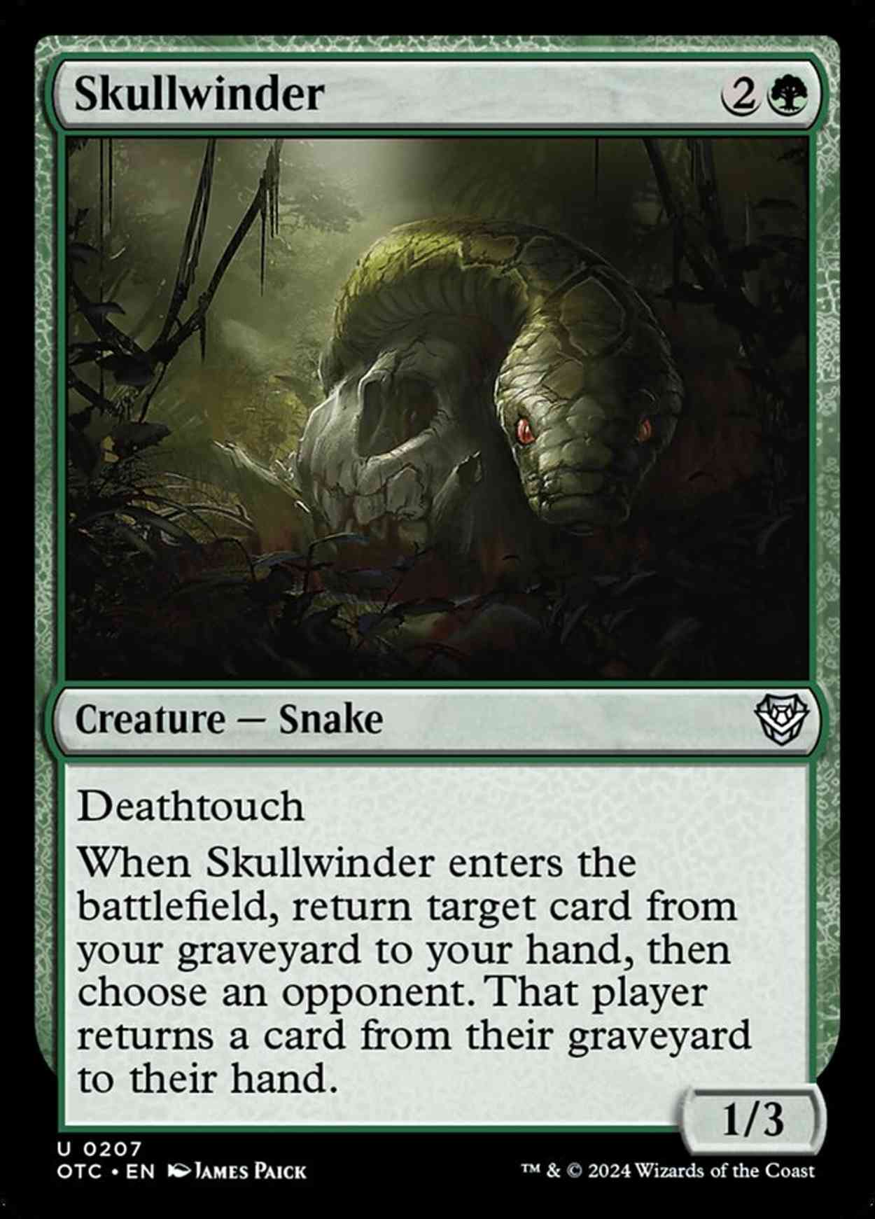 Skullwinder magic card front