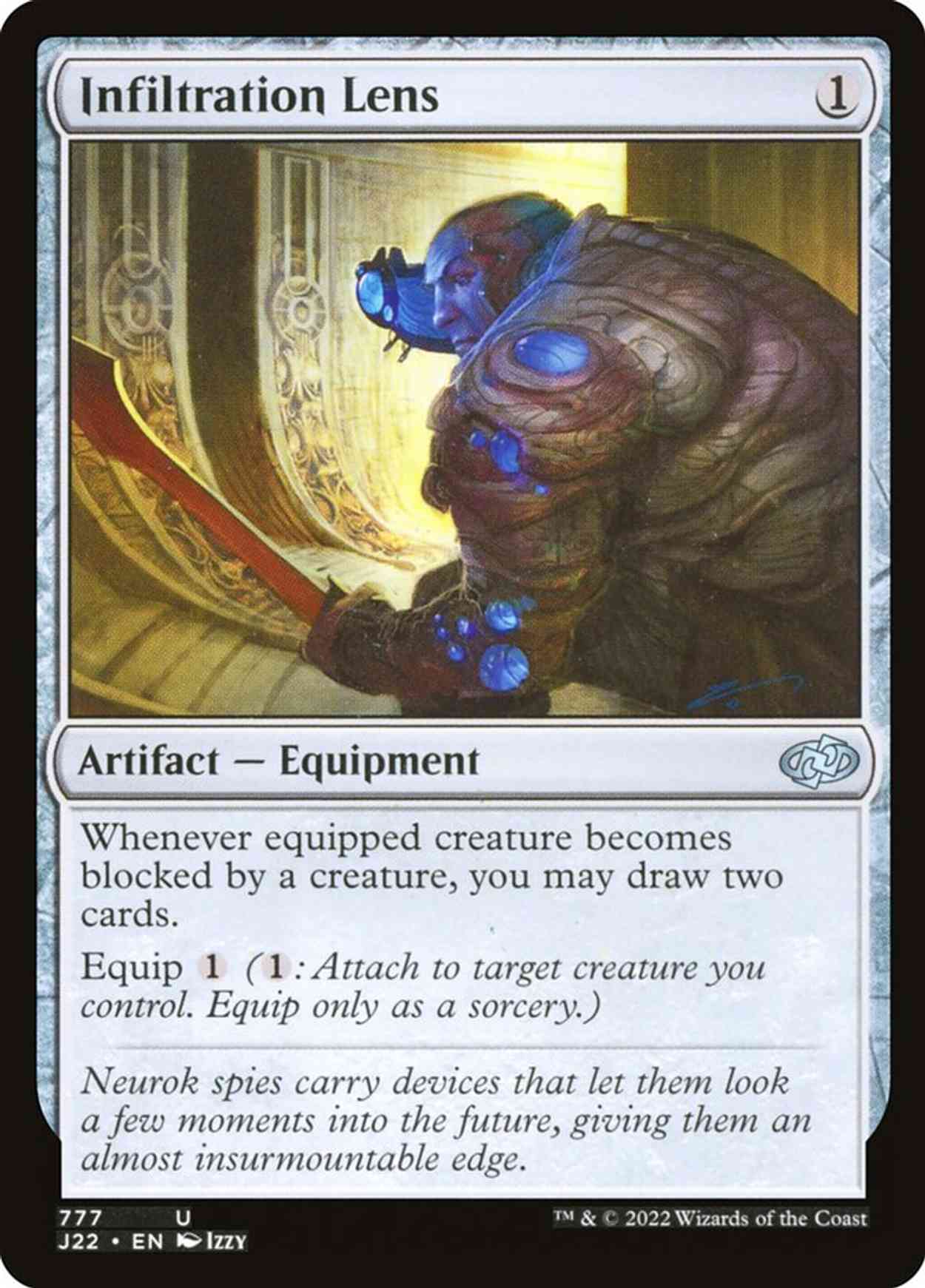 Infiltration Lens magic card front
