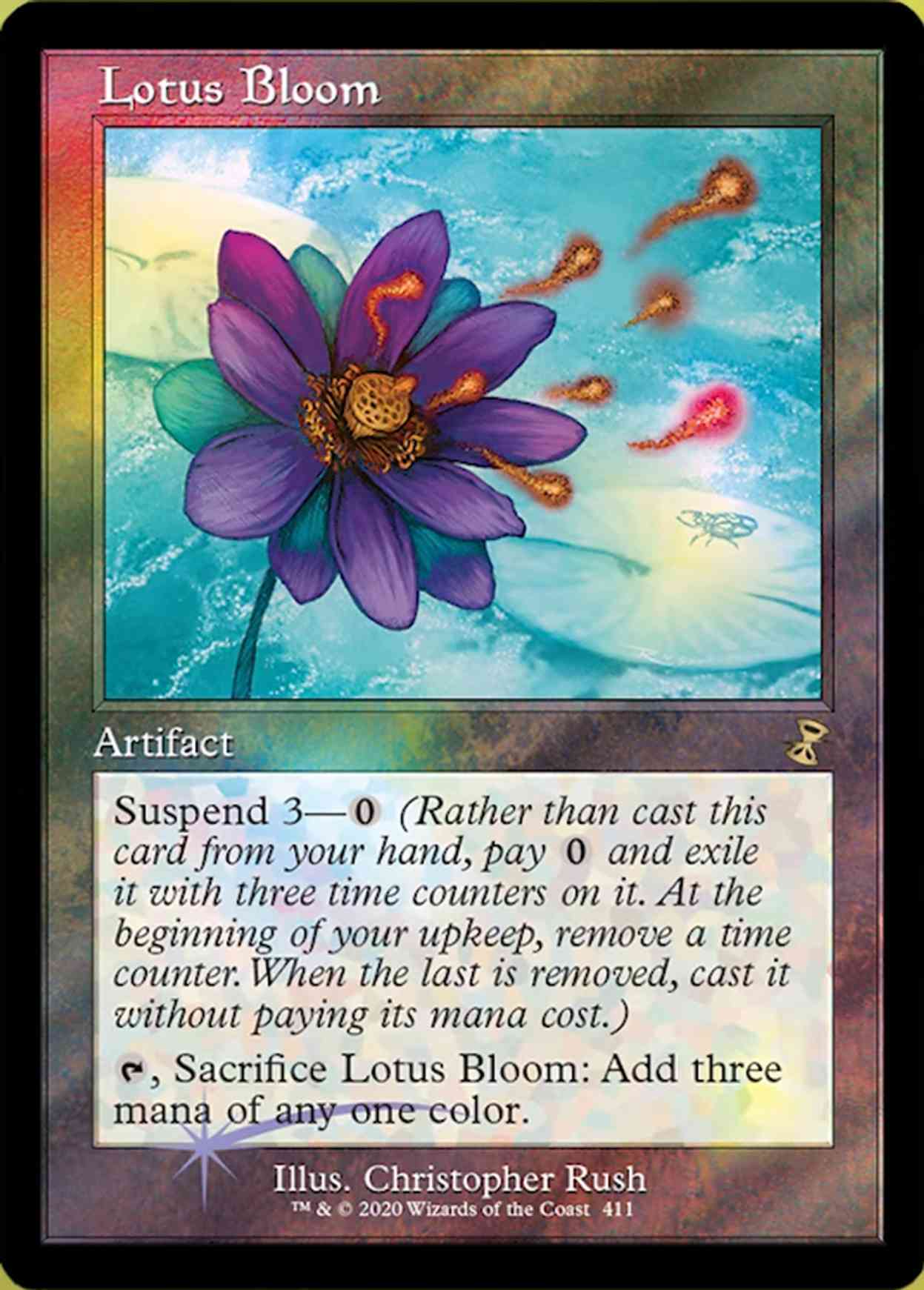 Lotus Bloom magic card front