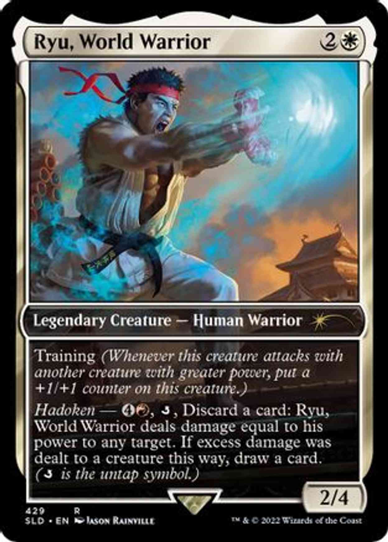 Ryu, World Warrior magic card front