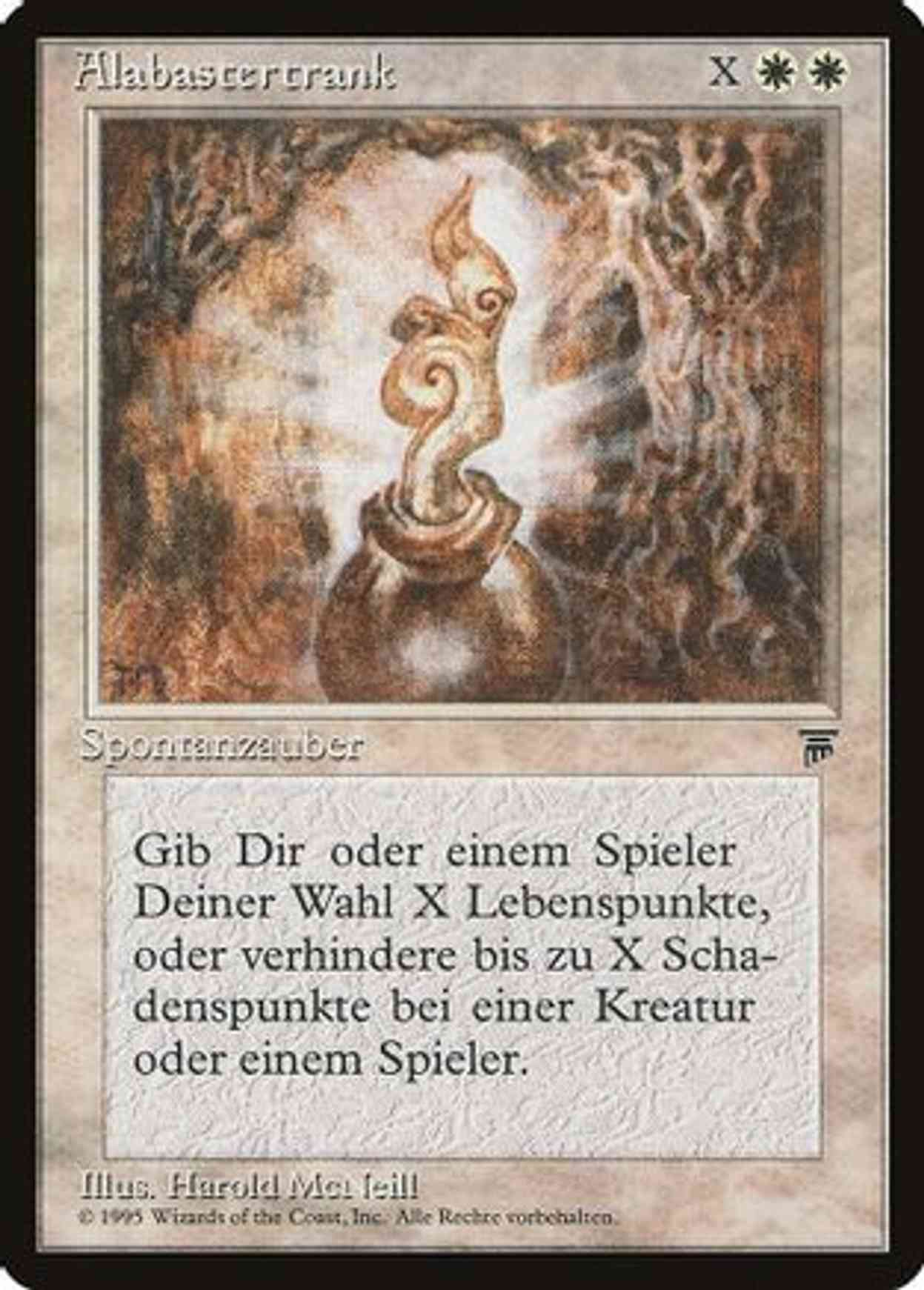 Alabaster Potion (German) - "Alabastertrank" magic card front