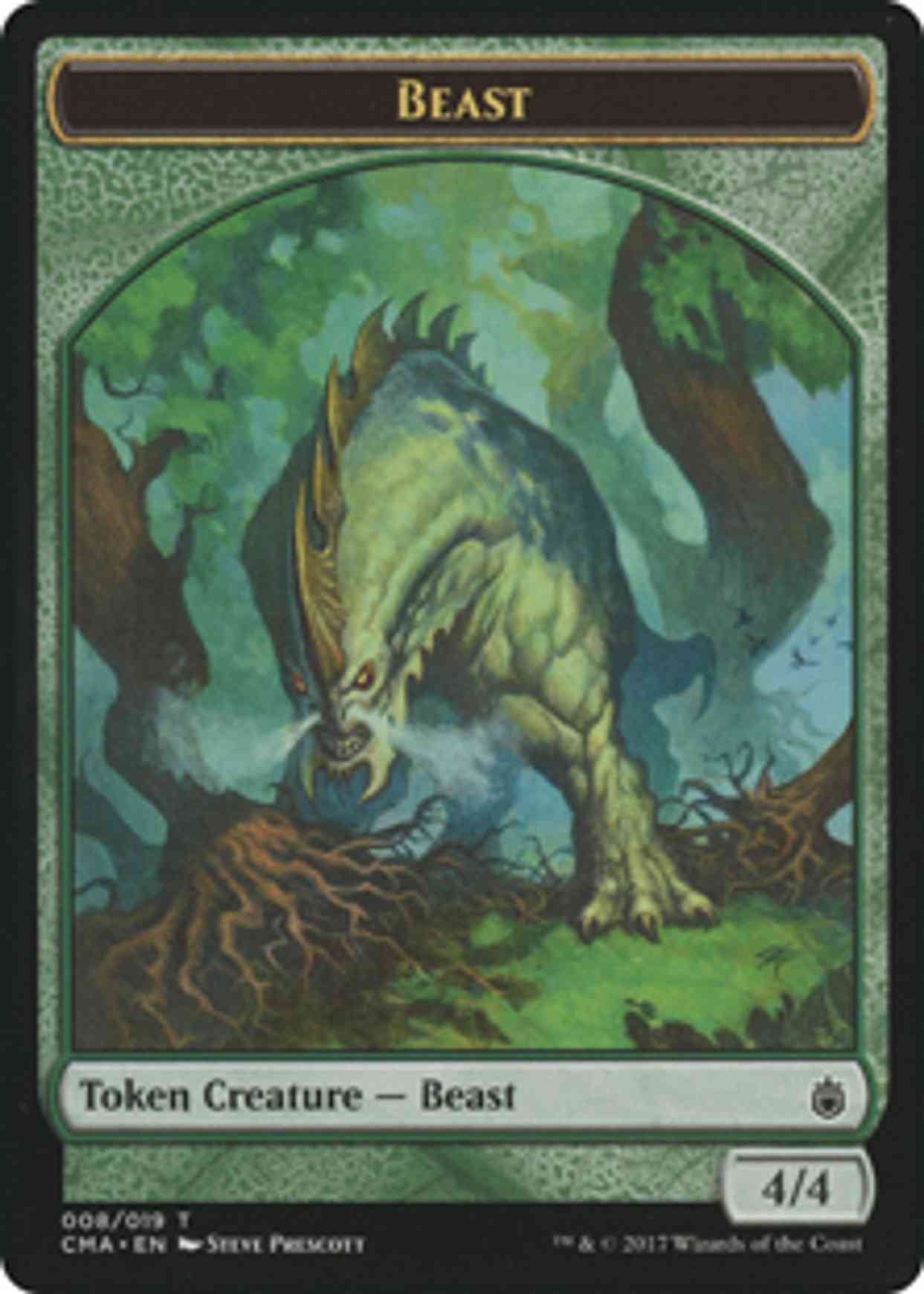 Beast Token (008) magic card front