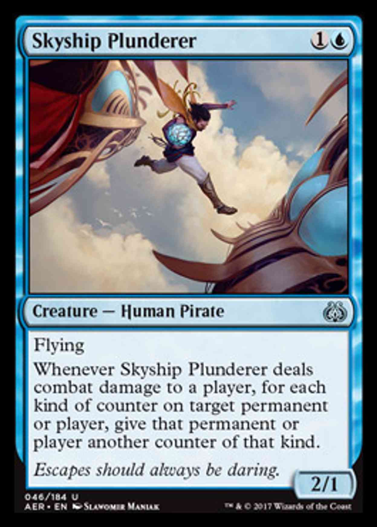 Skyship Plunderer magic card front