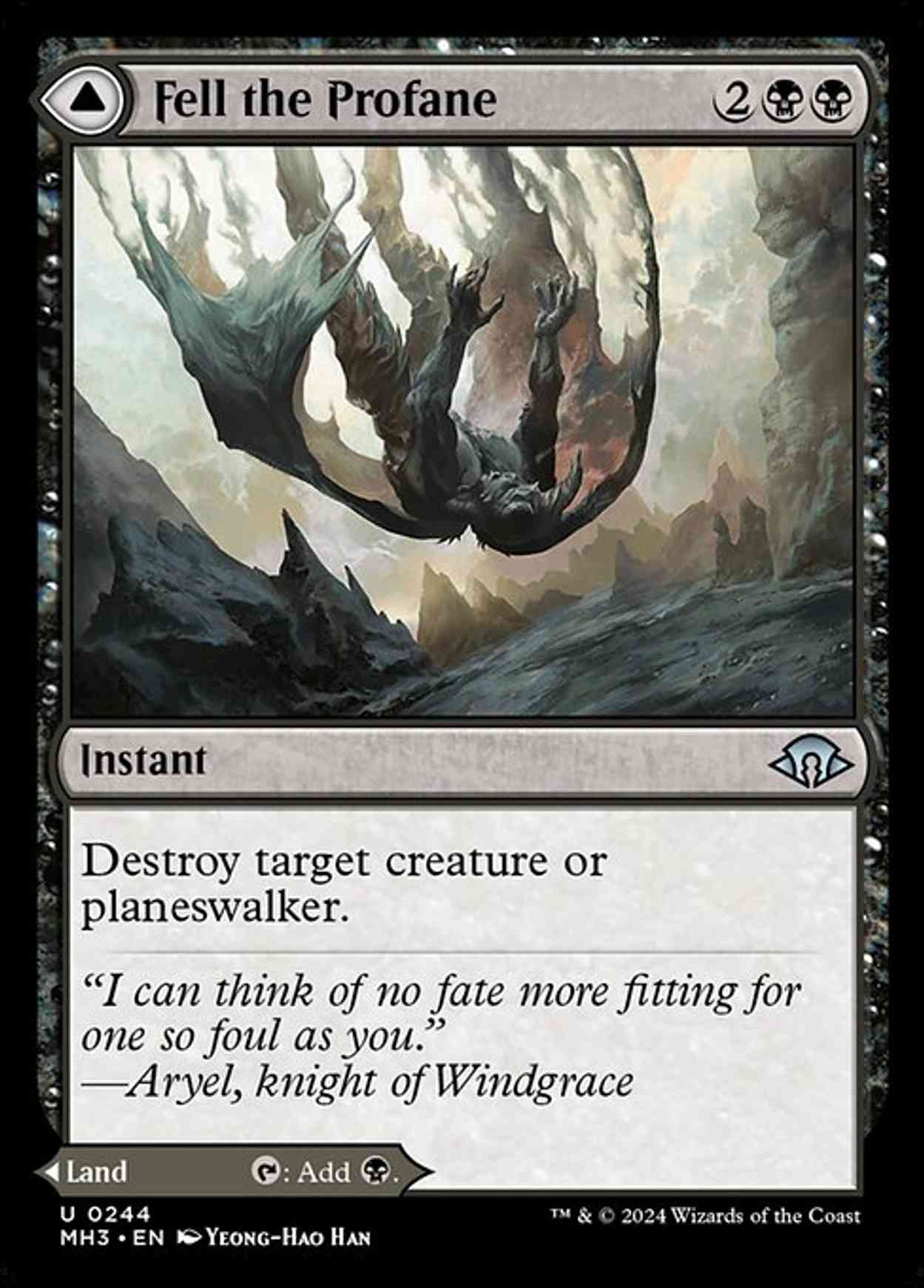Fell the Profane magic card front