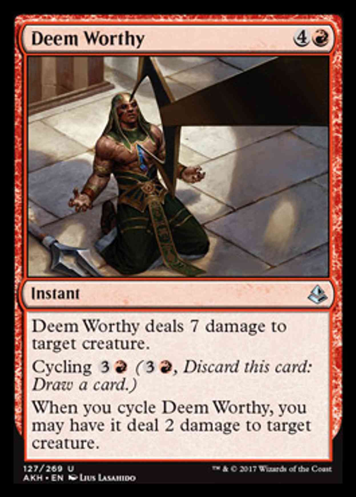 Deem Worthy magic card front