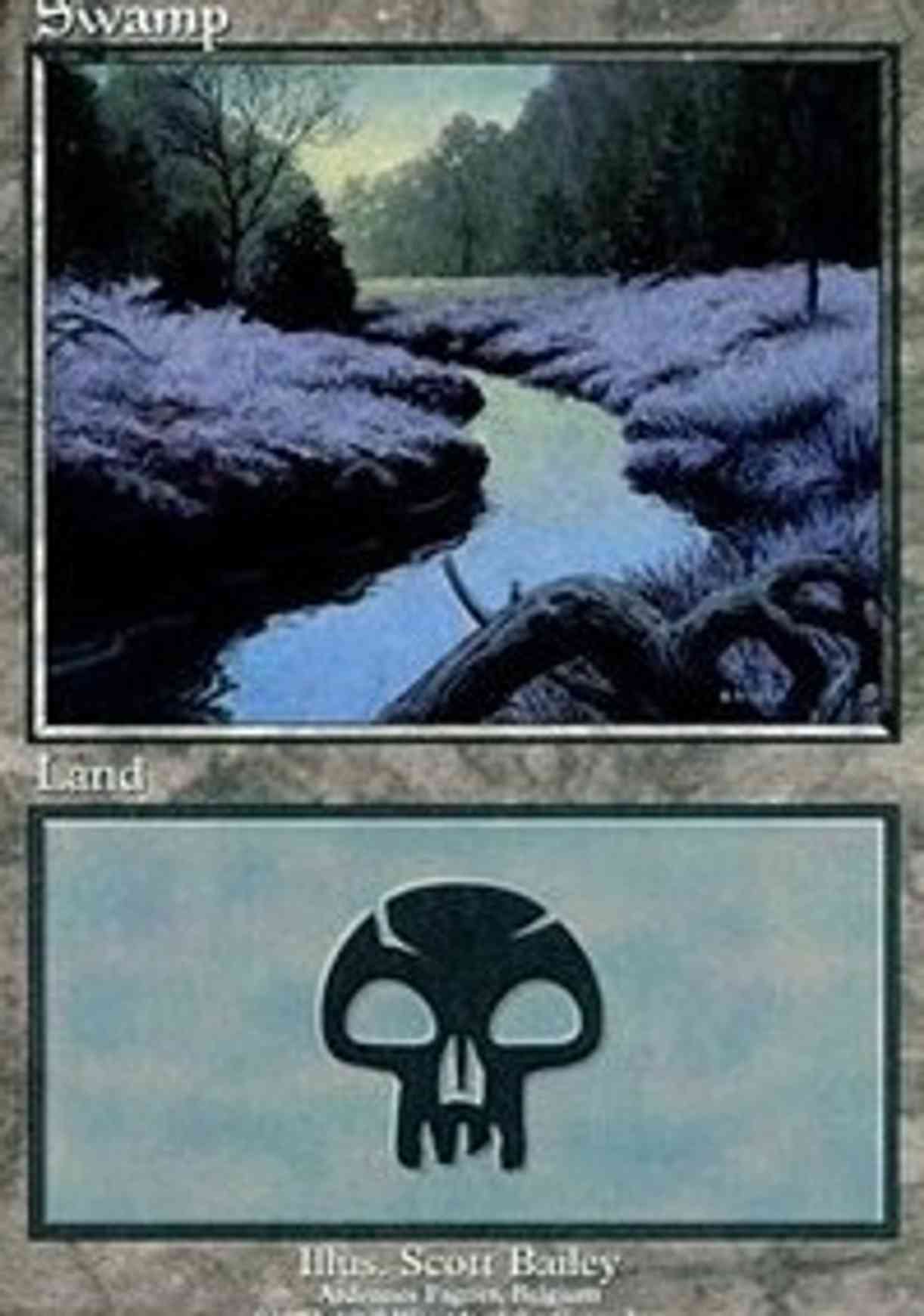 Swamp - Ardennes Fagnes magic card front