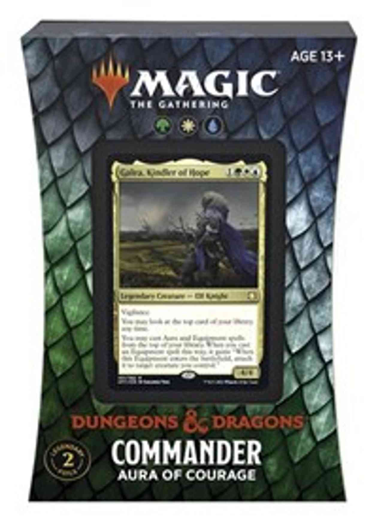 Adventures in the Forgotten Realms - Aura of Courage Commander Deck magic card front