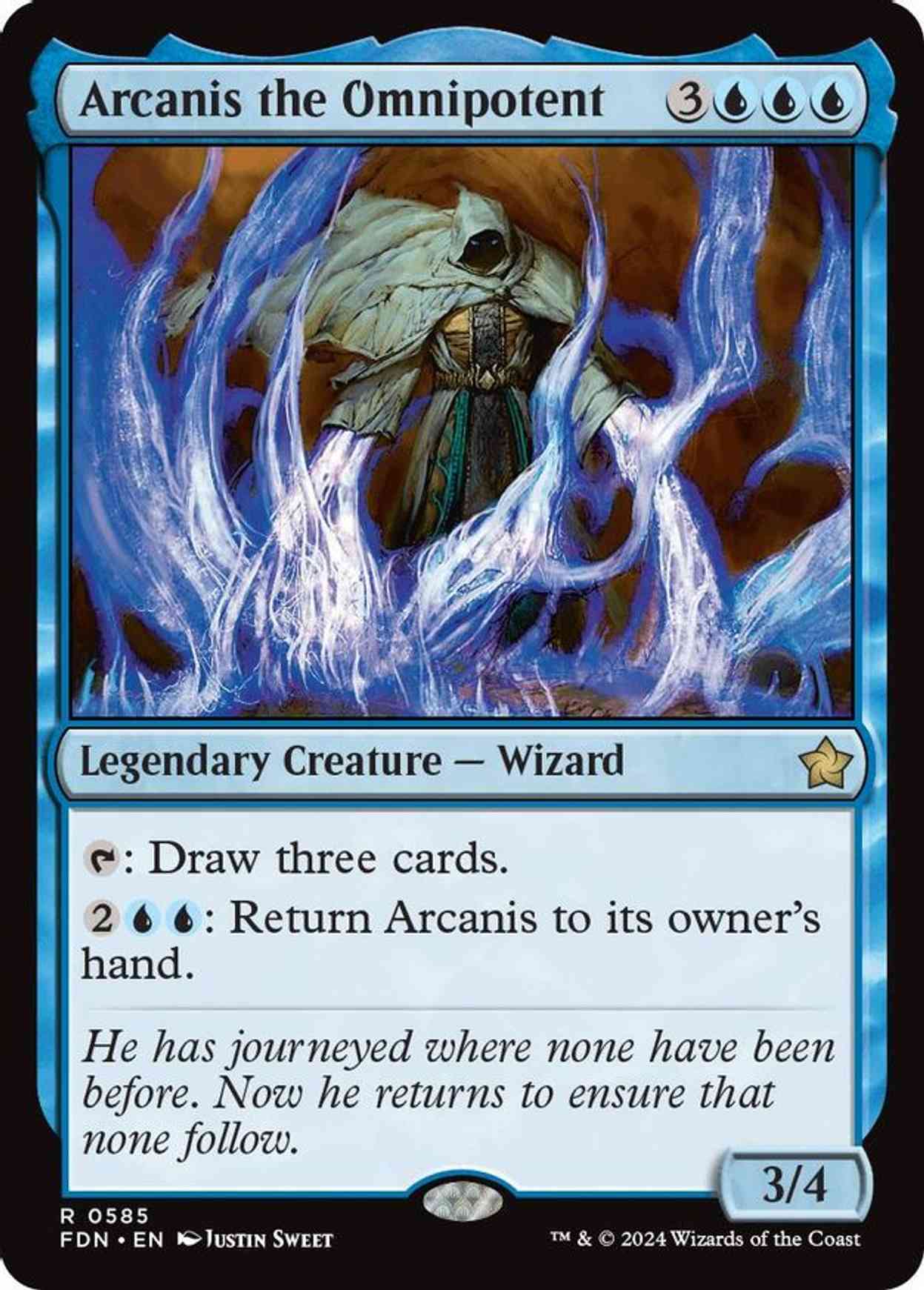 Arcanis the Omnipotent magic card front