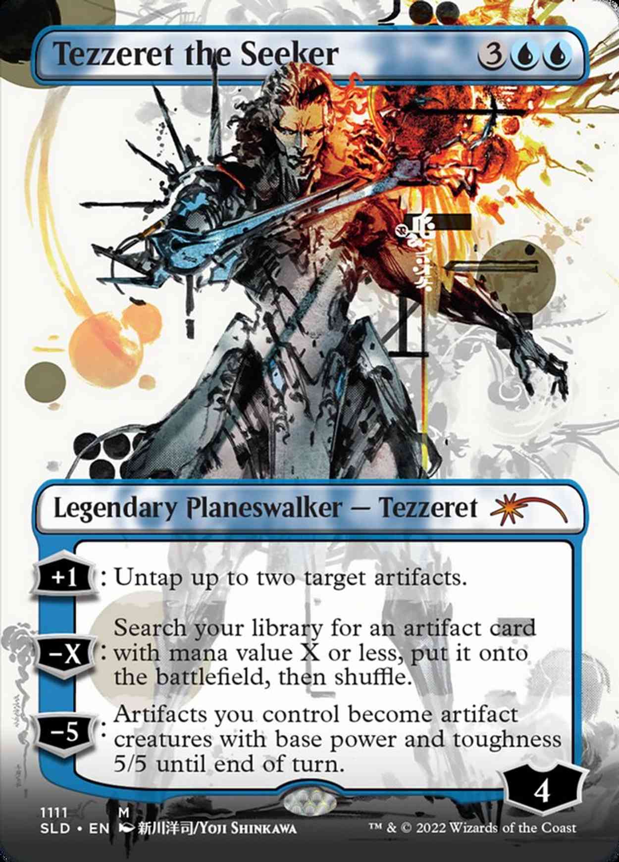 Tezzeret the Seeker (Borderless) magic card front