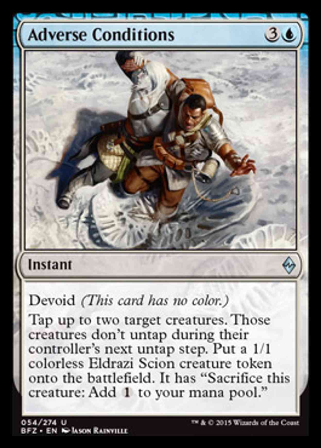 Adverse Conditions magic card front