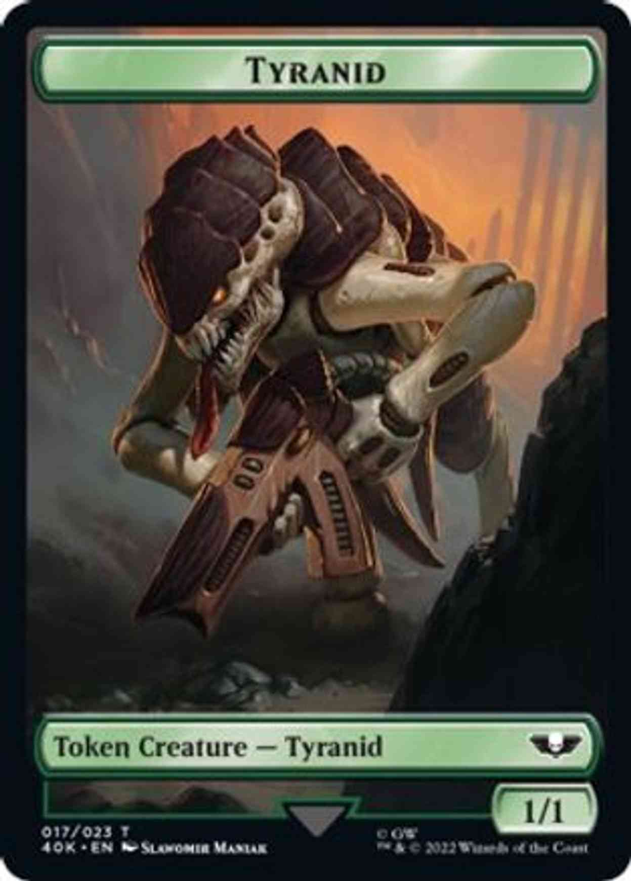 Tyranid (017) // Tyranid Gargoyle Double-sided Token (Surge Foil) magic card front
