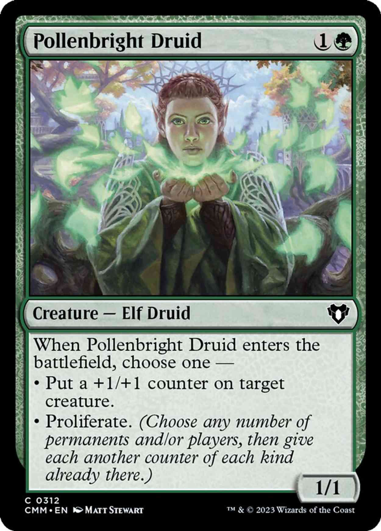 Pollenbright Druid magic card front