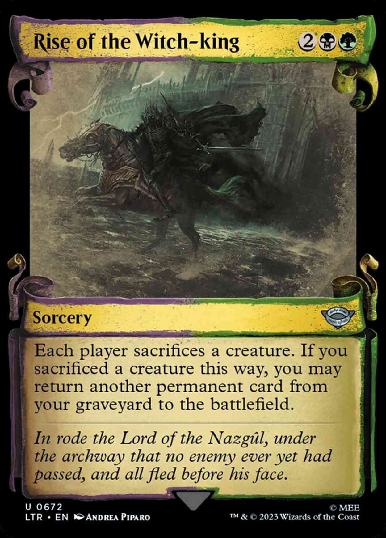 Rise of the Witch-king (Showcase Scrolls) magic card front