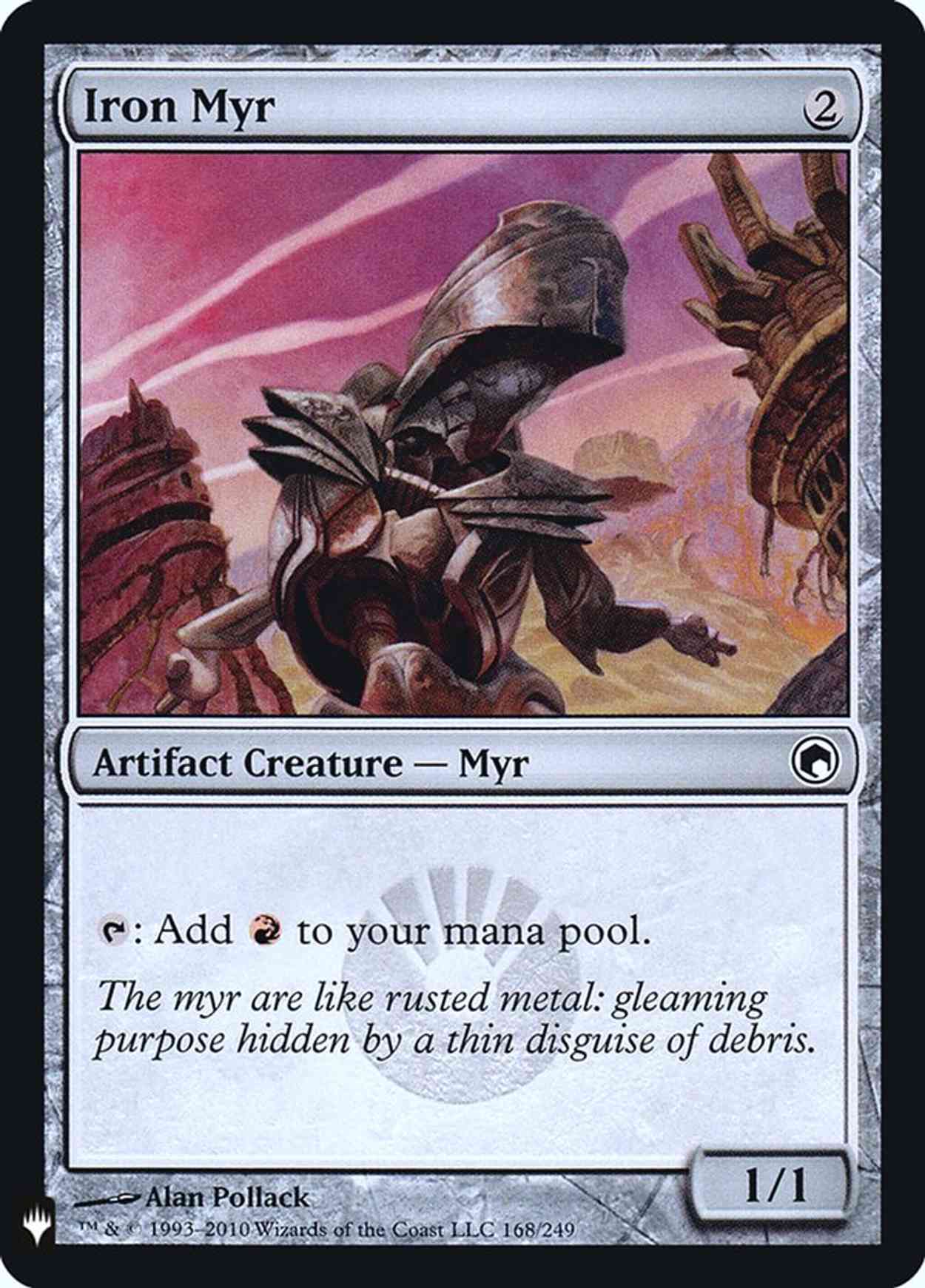 Iron Myr magic card front