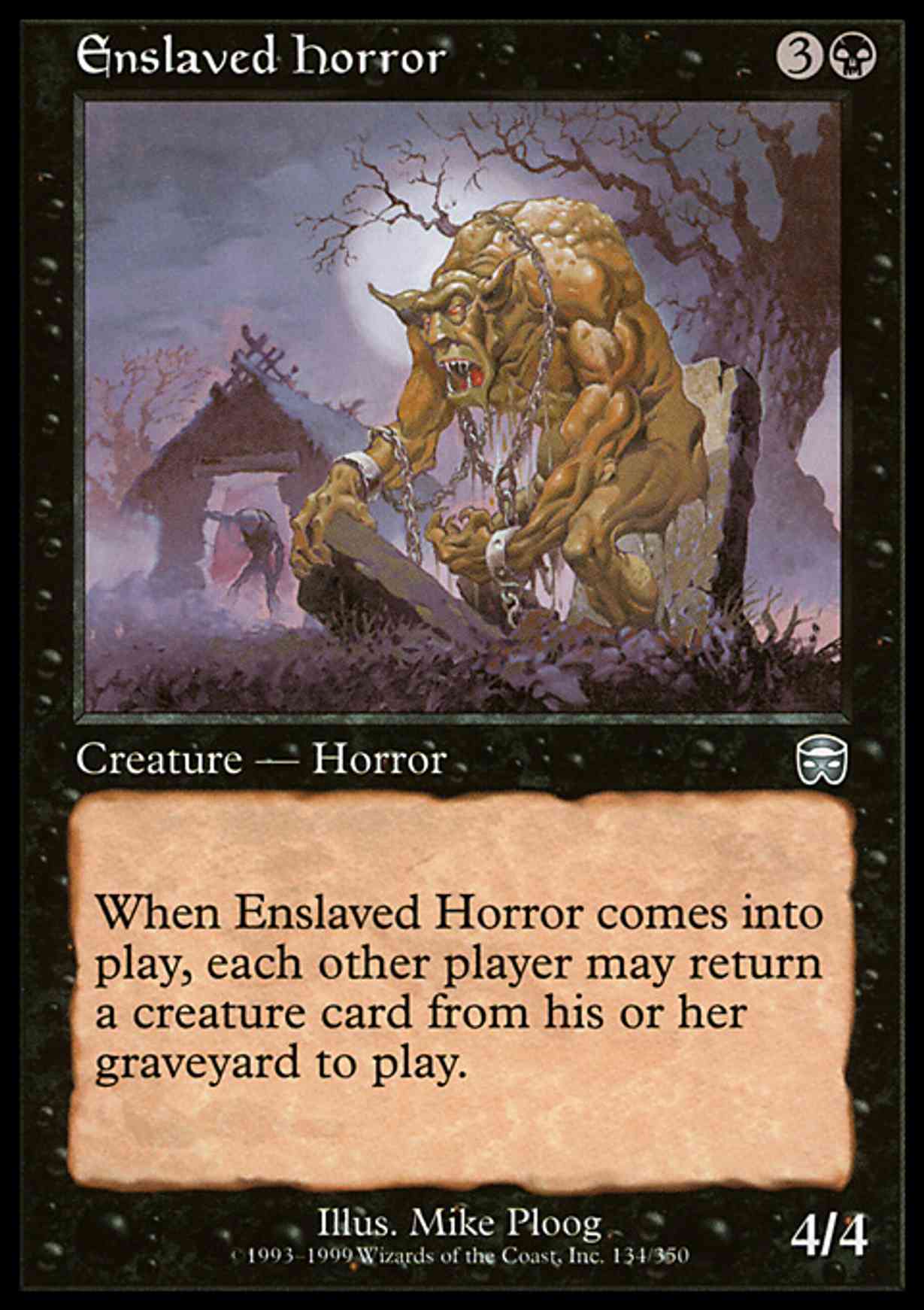 Enslaved Horror magic card front