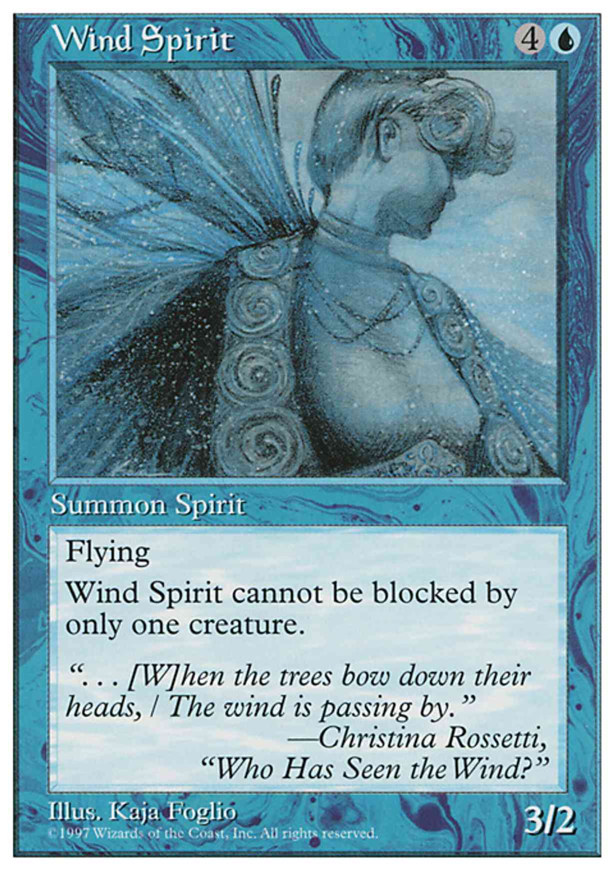 Wind Spirit magic card front