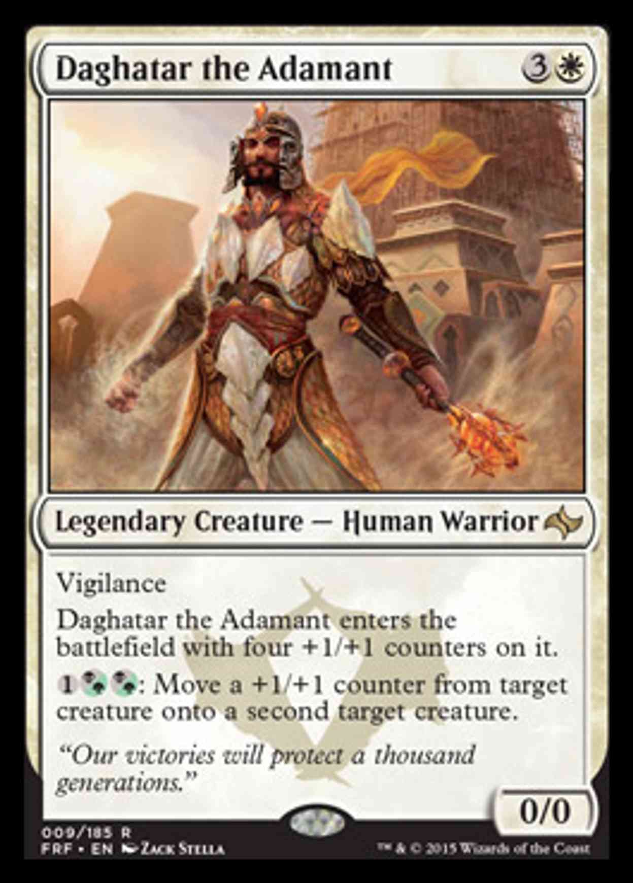 Daghatar the Adamant magic card front