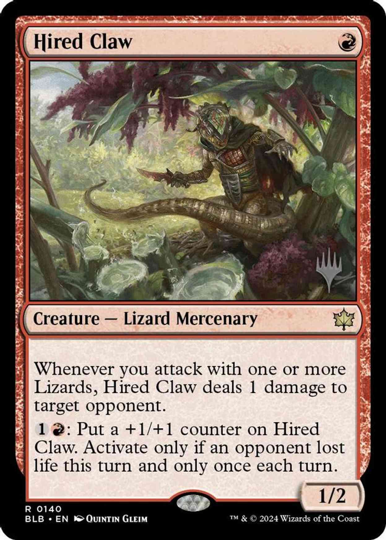 Hired Claw magic card front