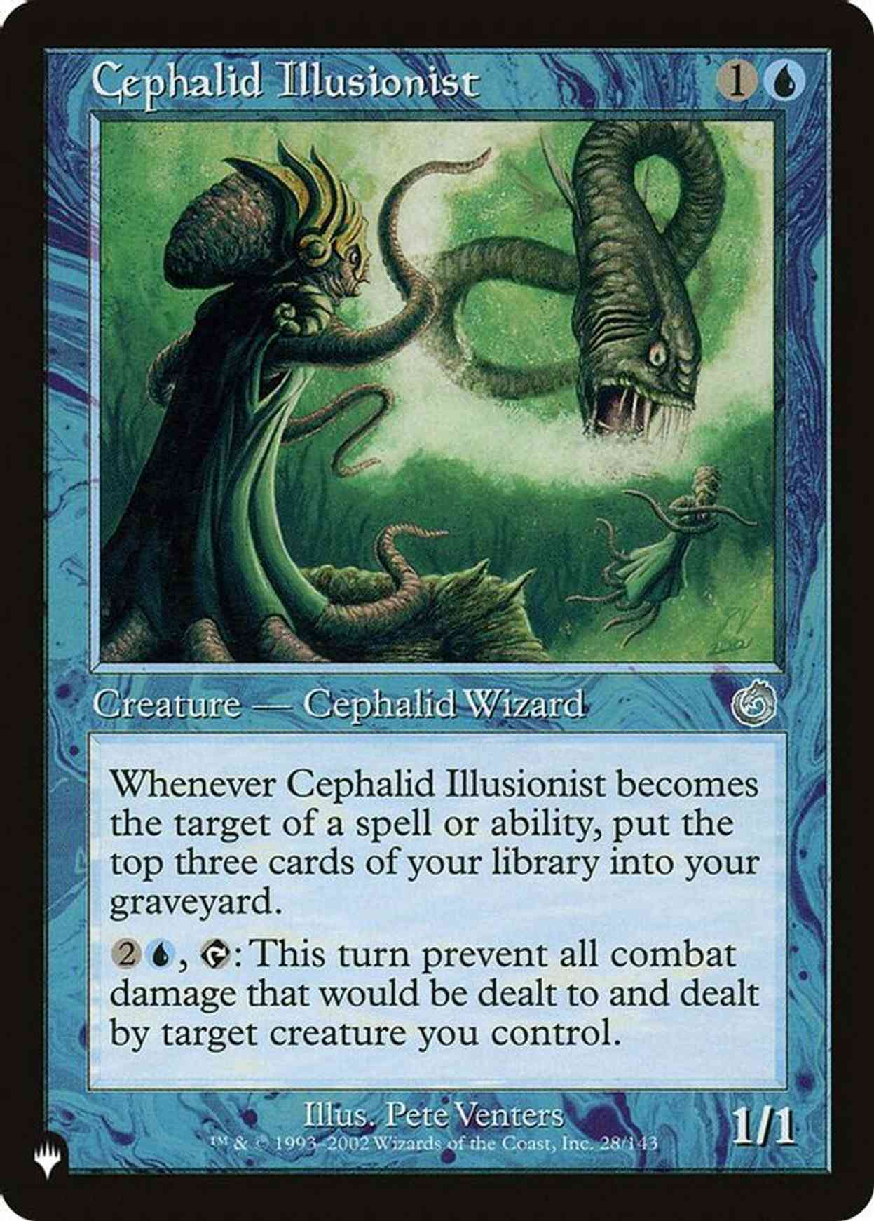 Cephalid Illusionist magic card front