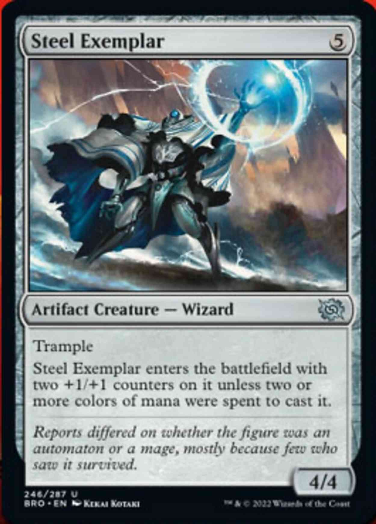 Steel Exemplar magic card front